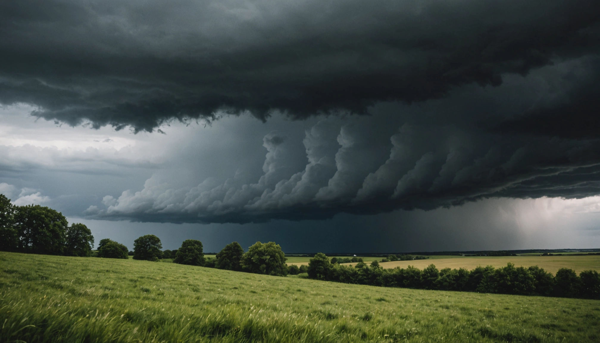 DMI opgraderer varsel: kraftig regn og storm rammer Danmark
