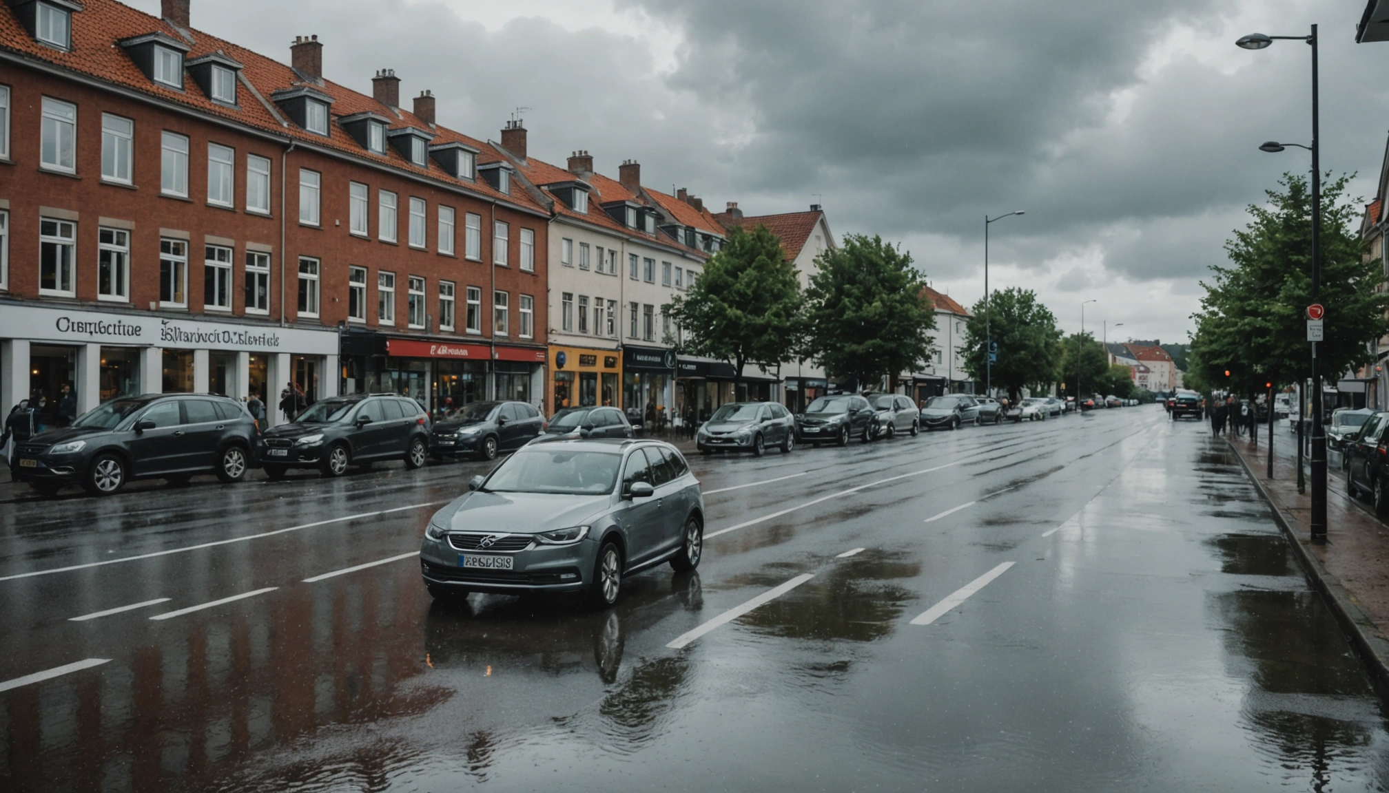 Kraftige skybrud rammer vejleområdet og jylland