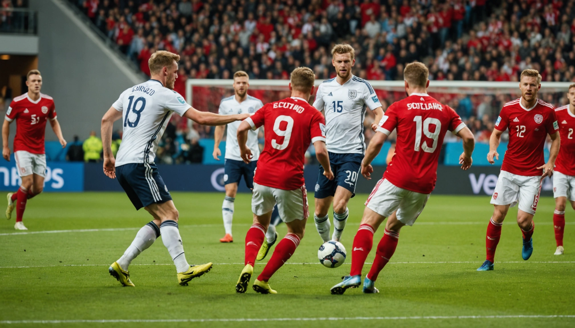 Danmarks skuffende start på VM-kvalifikationen mod Skotland