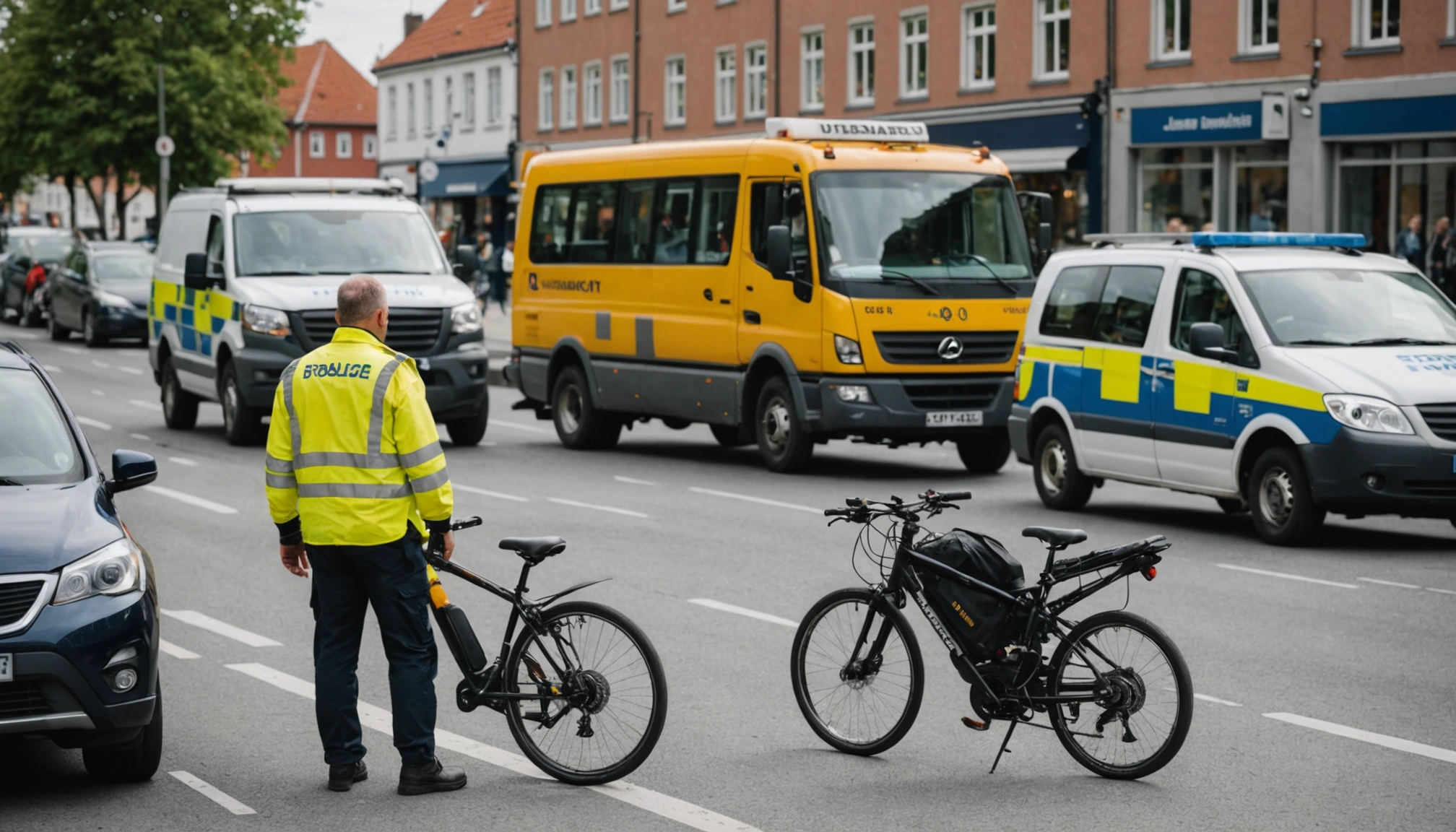 Lastbil og cyklist uheld på Fyn lukker tarupvej
