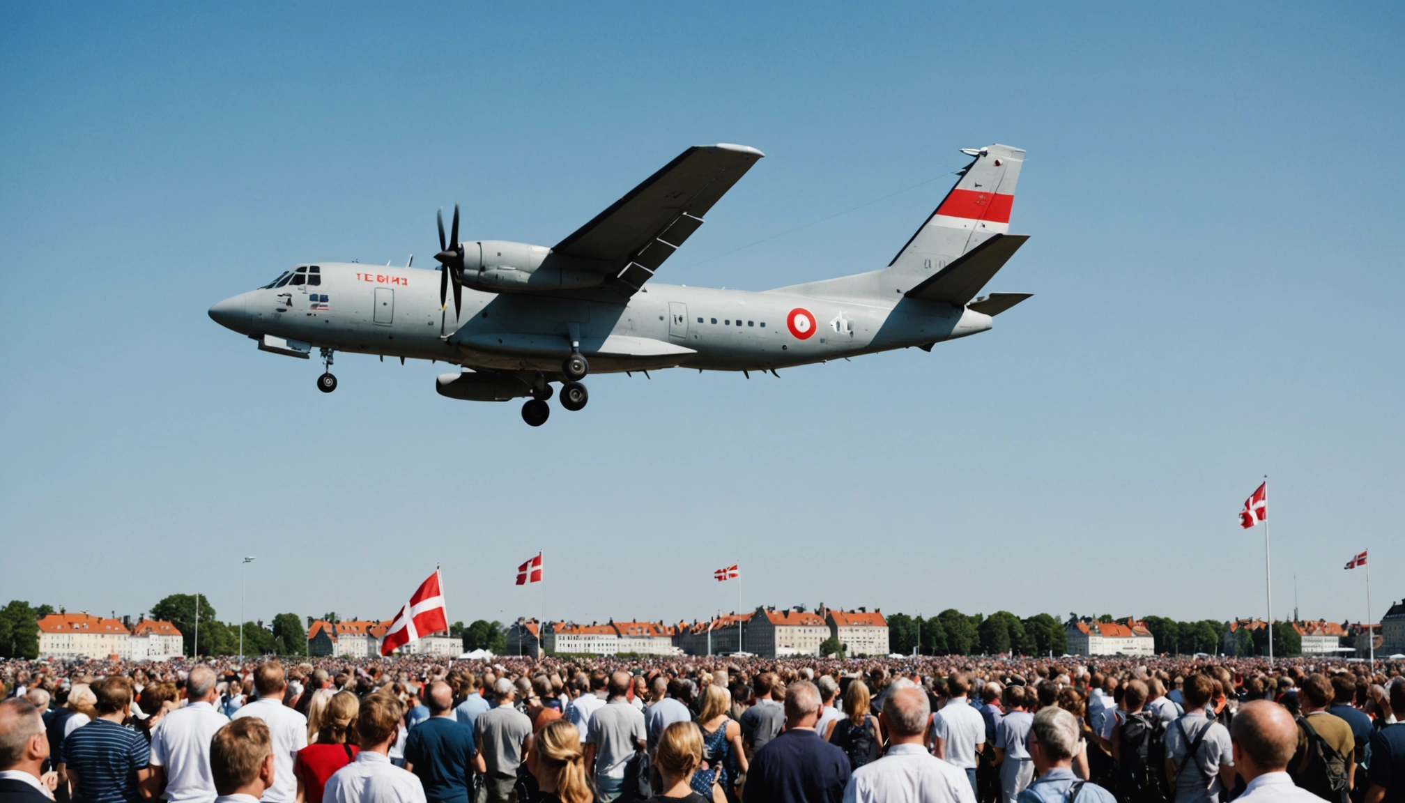 Forsvarets flyopvisning markerer flagdag for Danmarks udsendte