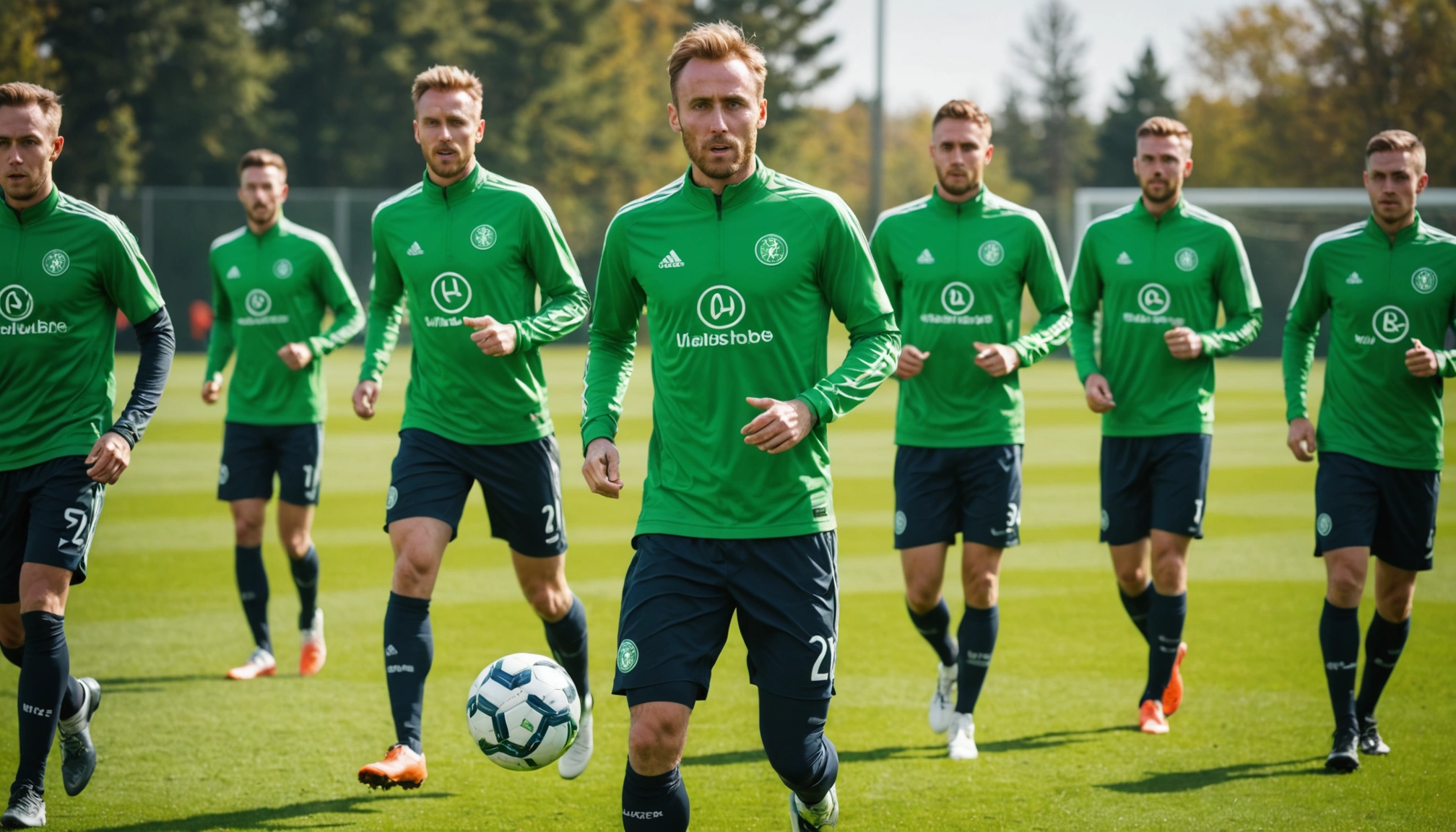 Christian Eriksen træner første gang med VfL Wolfsburg