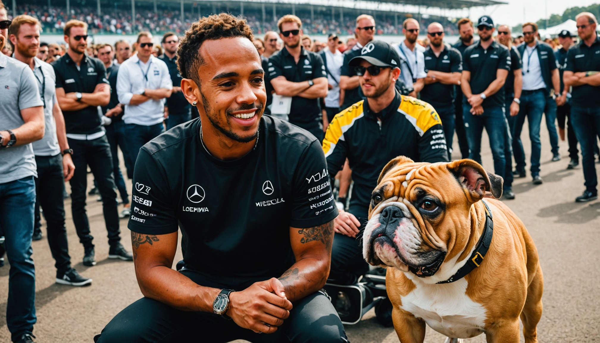 F1 Paddock Unites In Support Of Lewis Hamilton After Roscoe's Passing