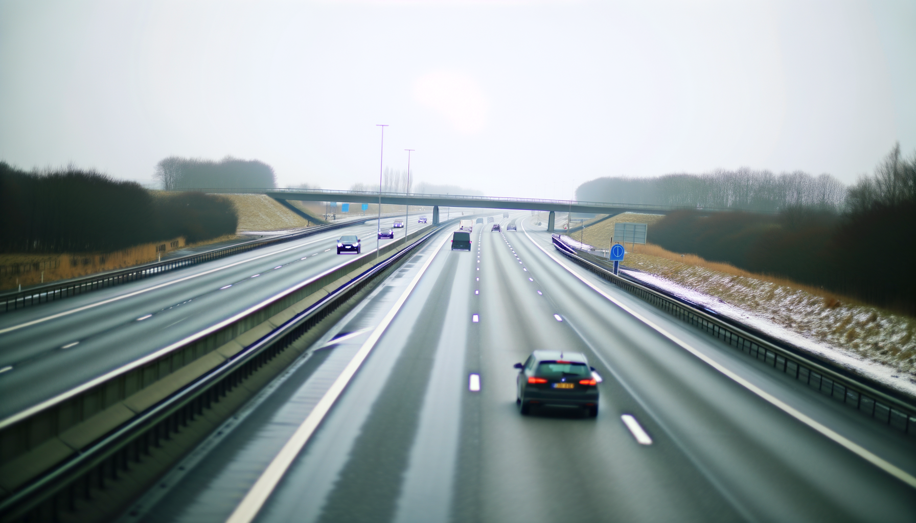 Halvdelen af bilister holder ikke sikker afstand på motorvejen