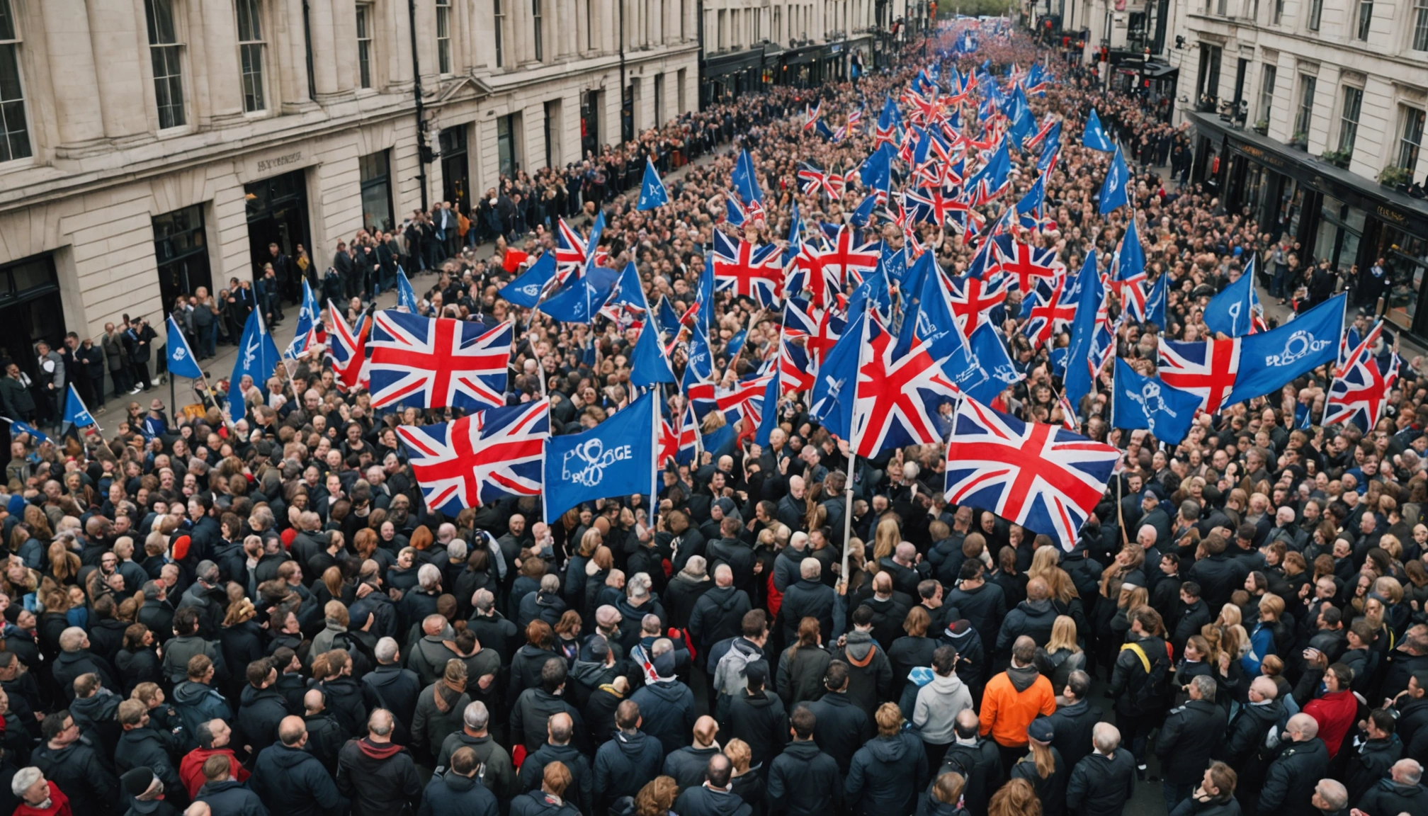 Stor højrefløjsdemonstration i London skaber uro