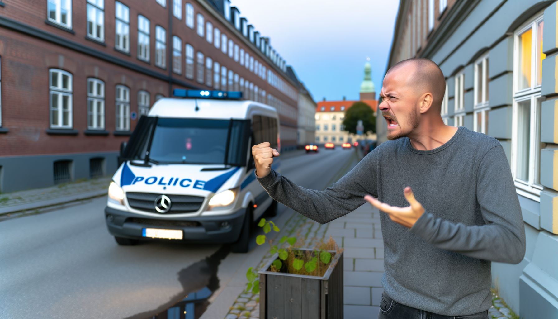 Mand sigtet for at række fuck til politiet i Vejle