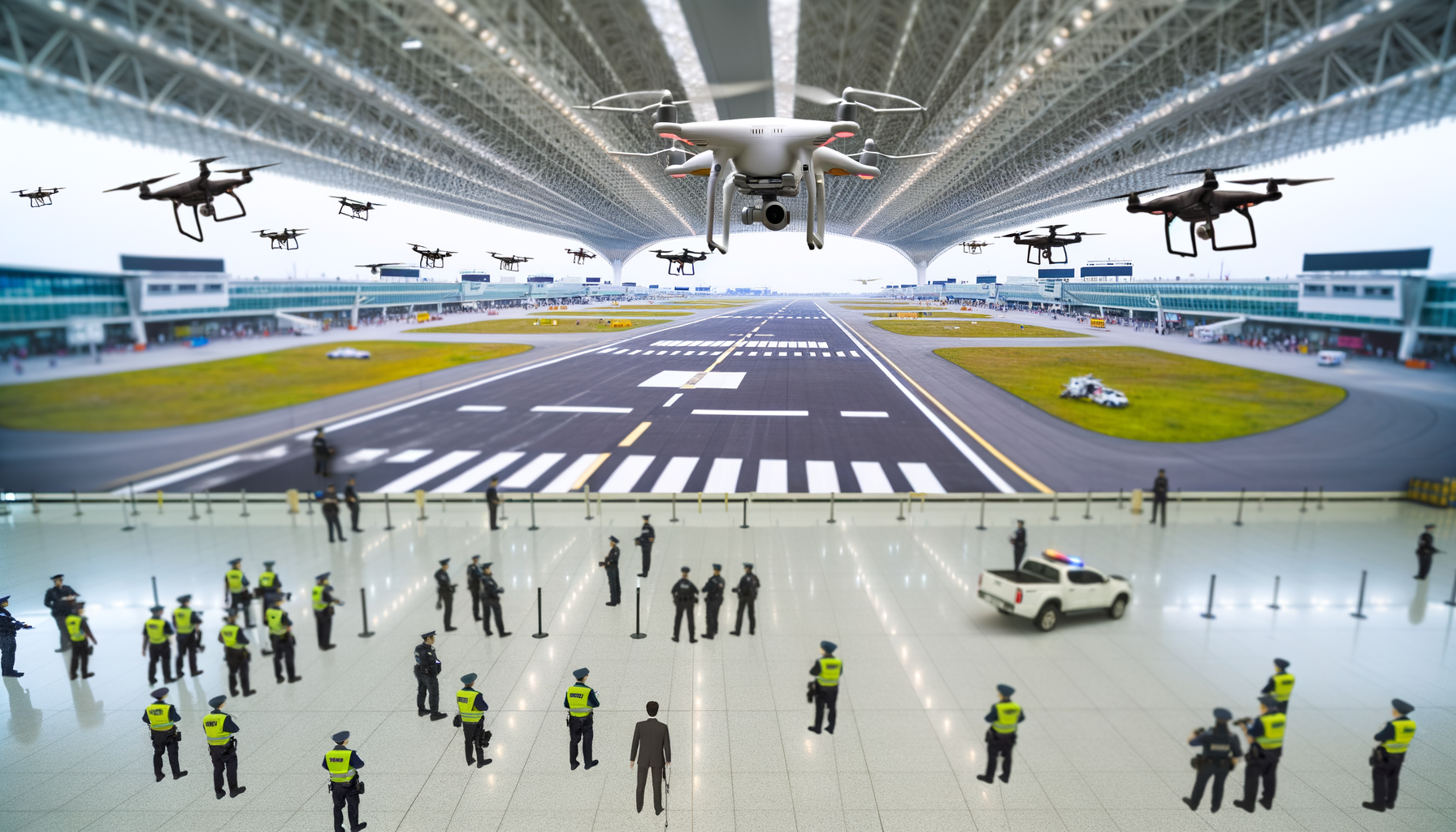 Droneaktivitet forsinker genåbning af Münchens lufthavn