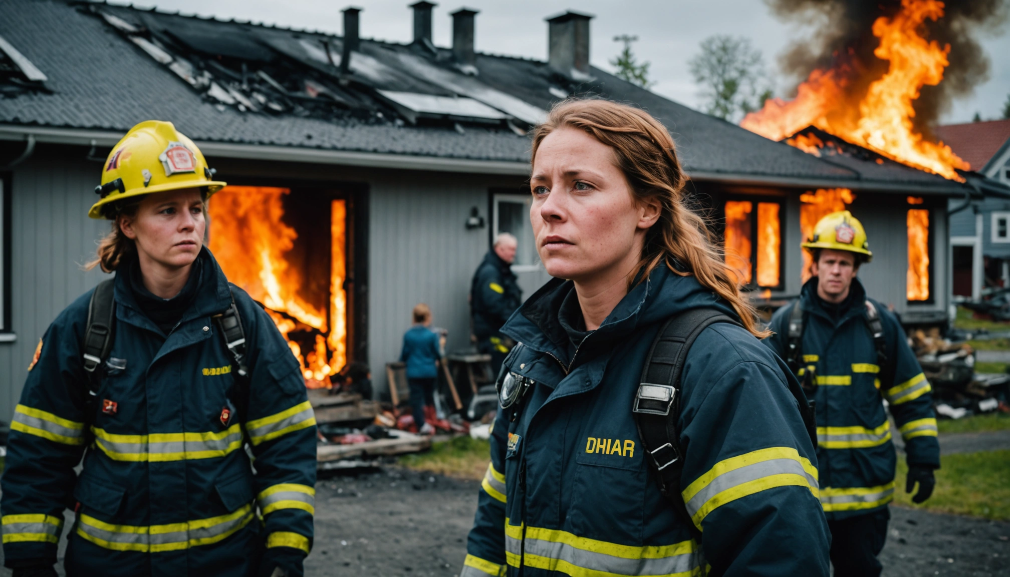 Fire unge kvinder omkom i brand i Hamar