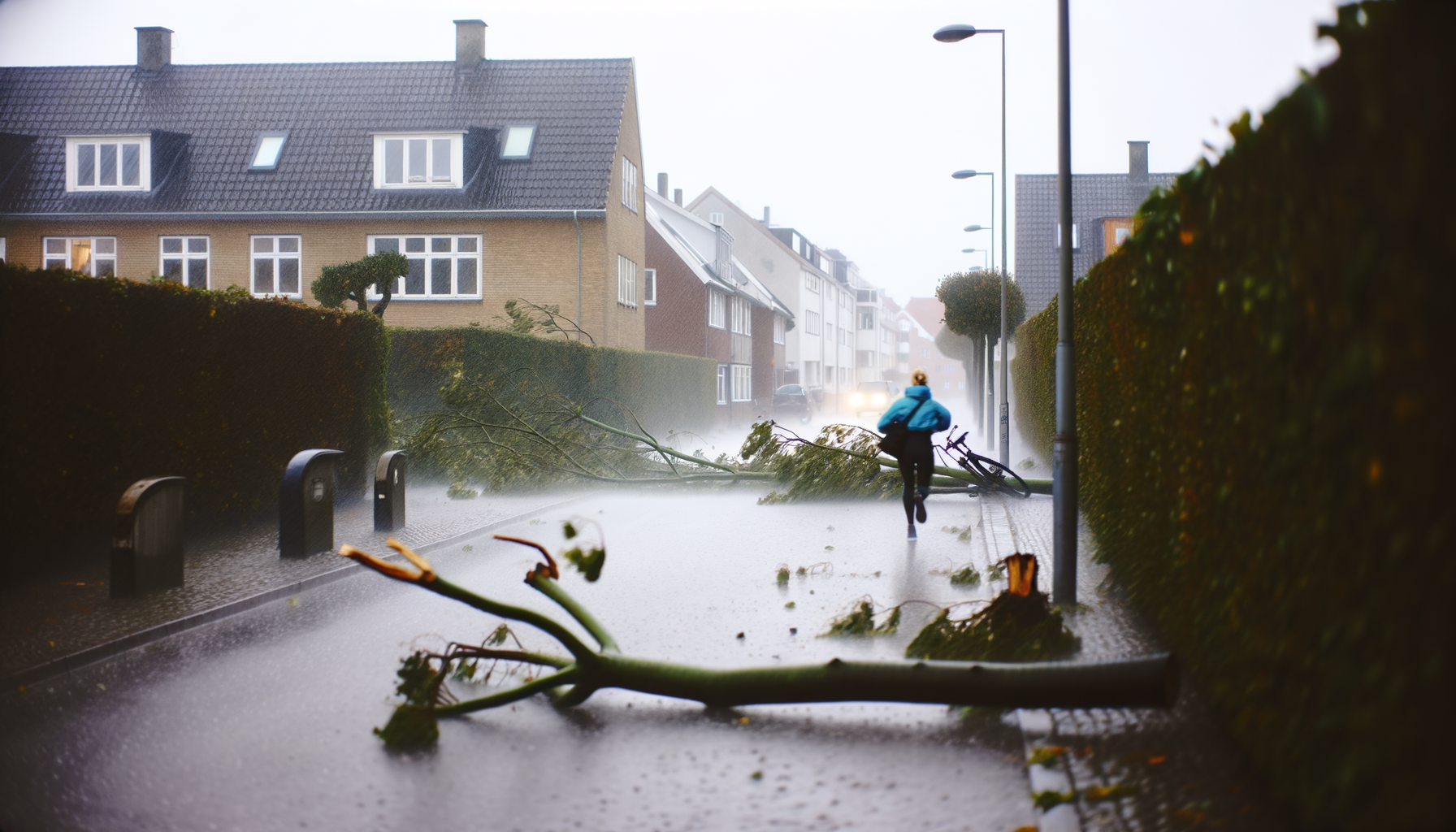 Storm amy rammer danmark med kraftig regn og vinde