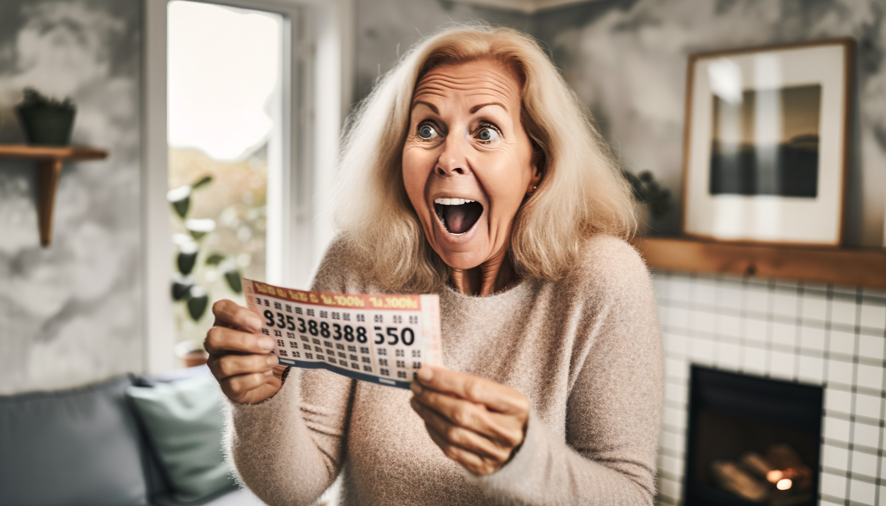Kvinde fandt milliongevinst på lottokupon efter måneder