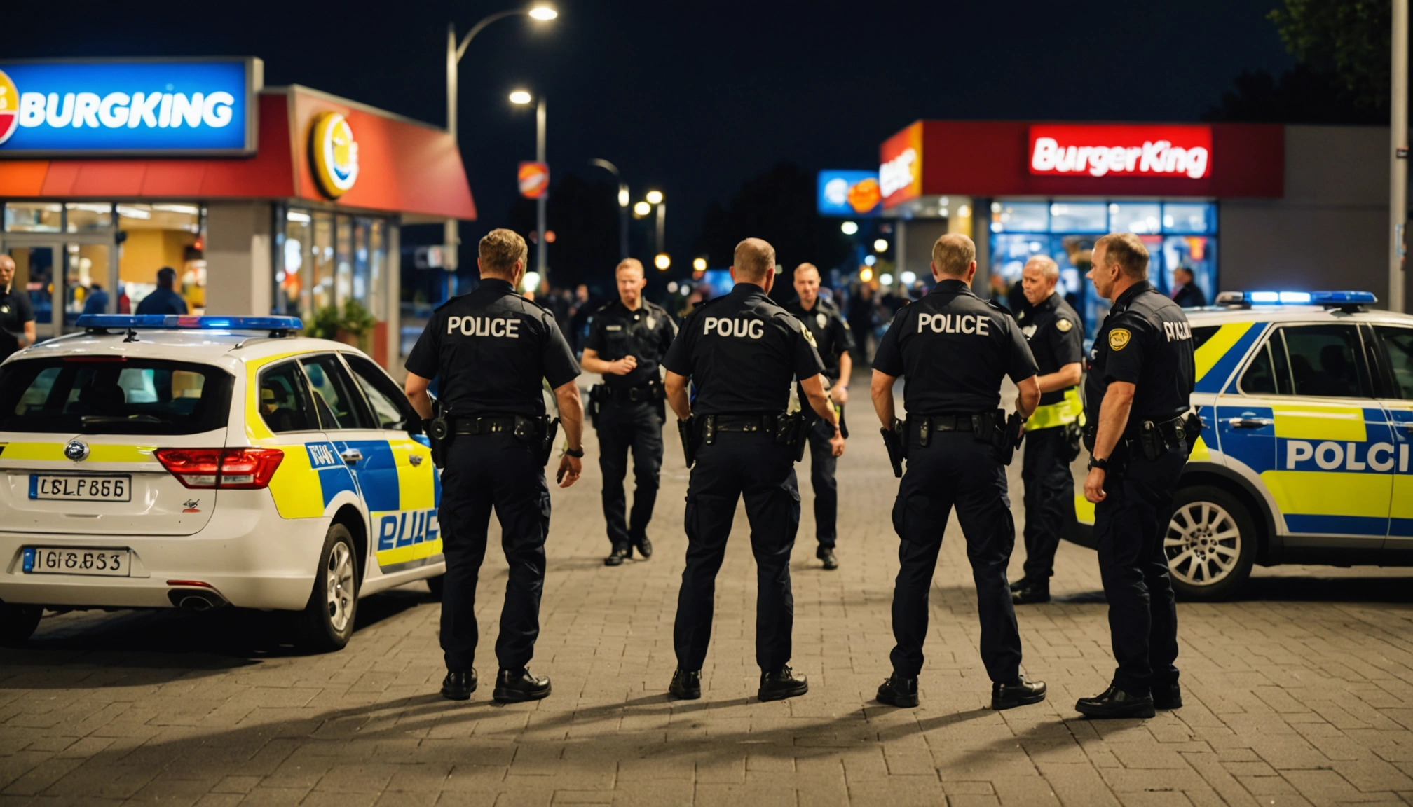 Kriminalbetjent ramt af knivstik ved Burger King i Kolding