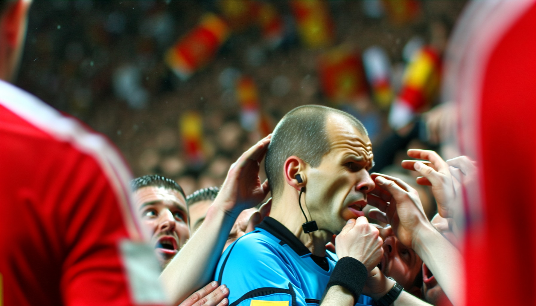 The challenges and pressures faced by top football referees