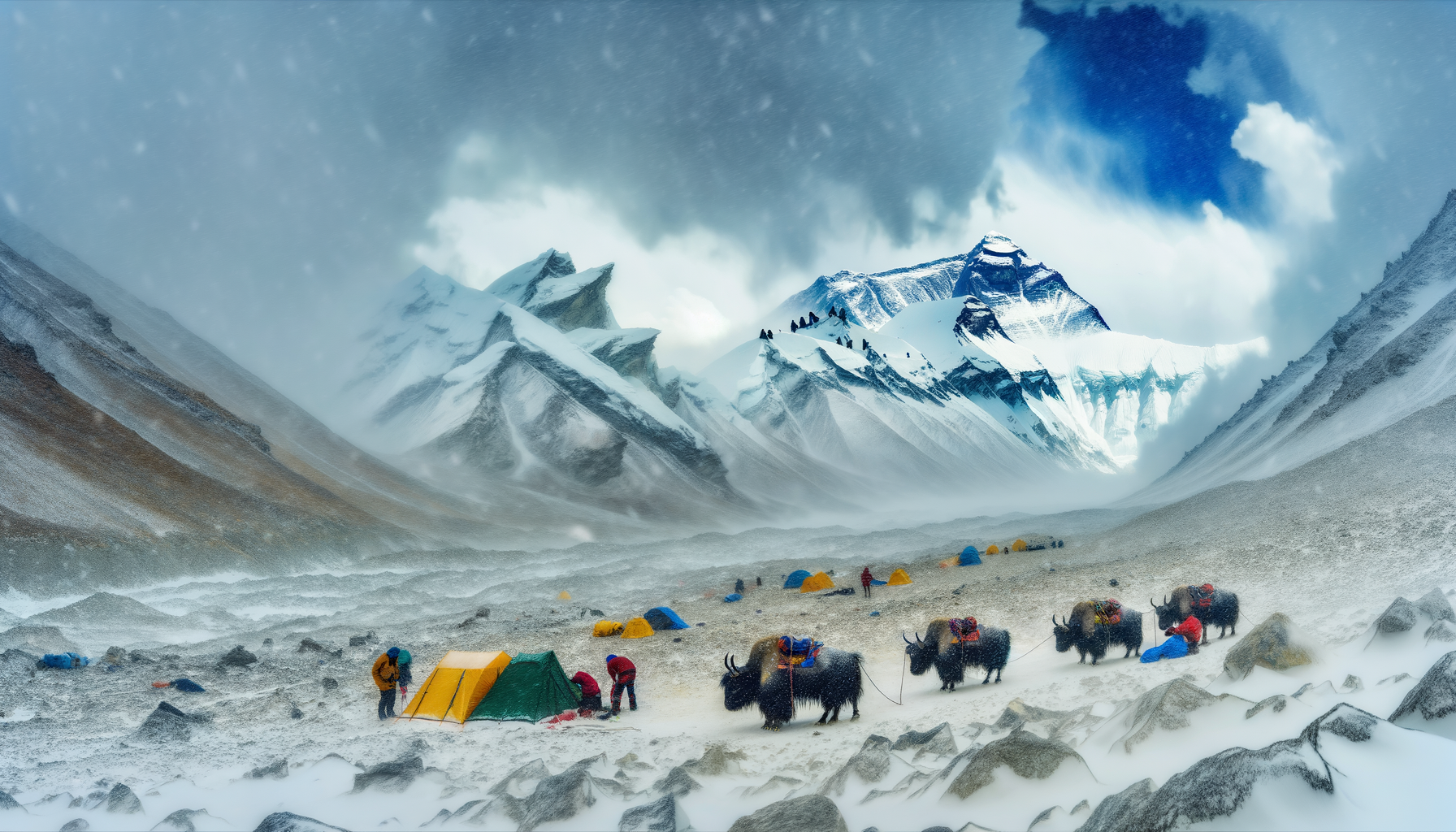 Usædvanligt oktobervejr gør vandring på Everest mere risikabel
