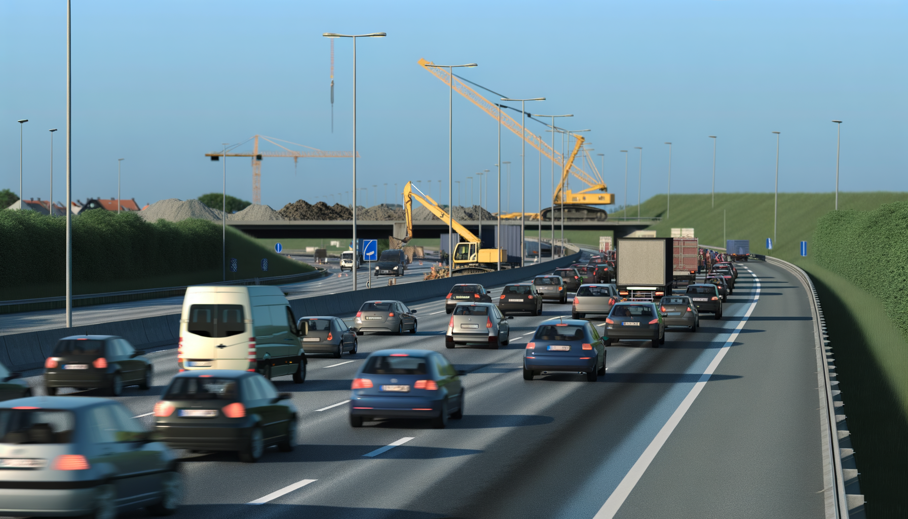 Betydelig trafikpåvirkning på Øresundsmotorvejen fra mandag