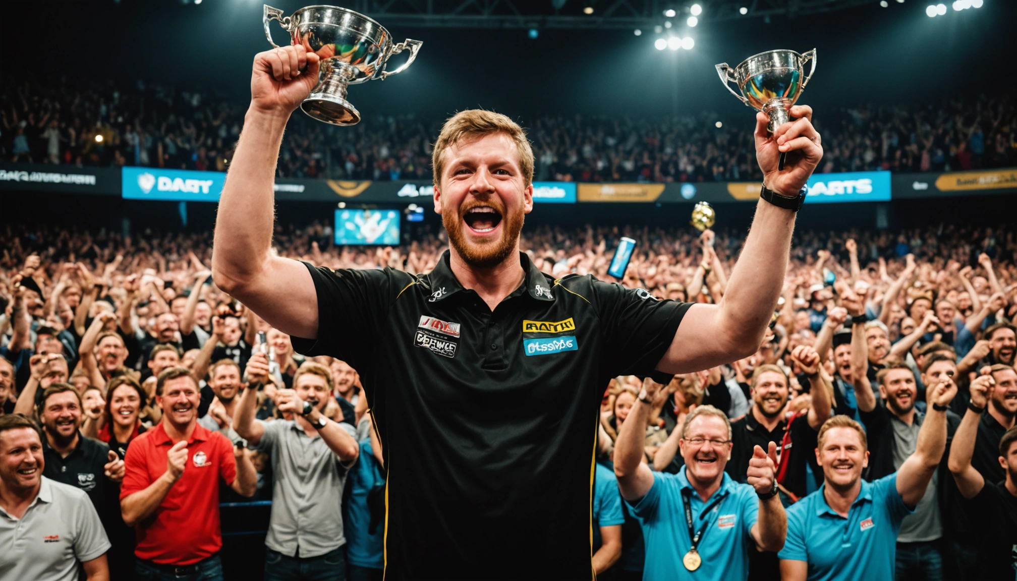 Luke Humphries defends Czech darts open title with flair in Prague