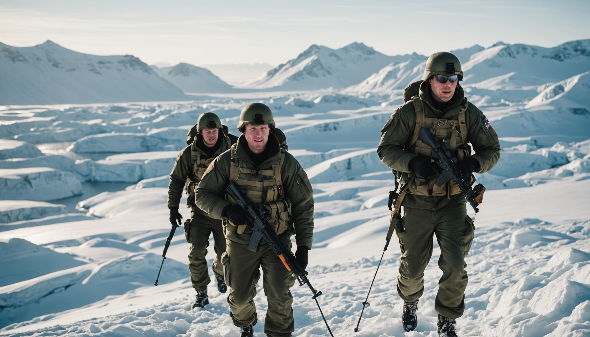 Danske og europæiske soldater træner i Grønland uden amerikansk militær