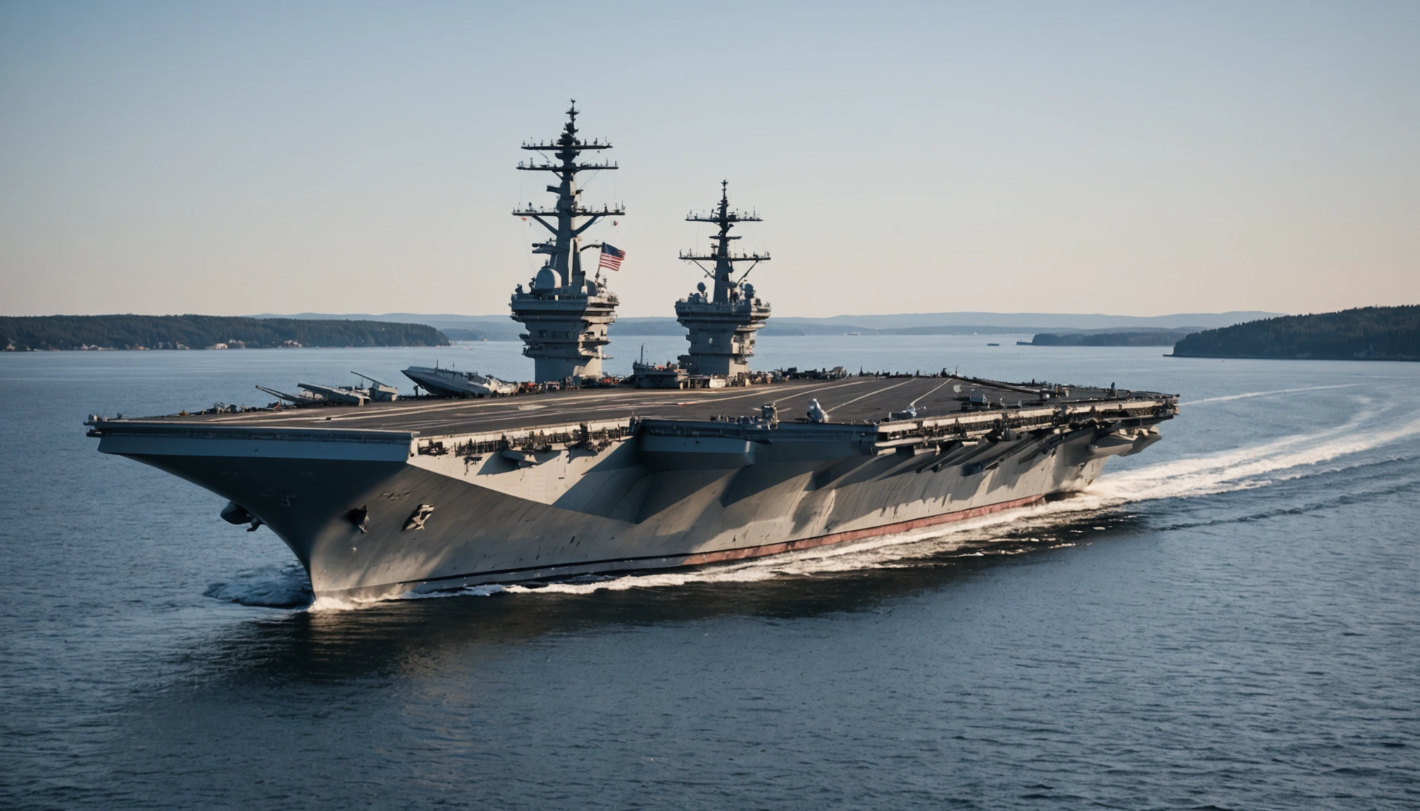 USS Gerald R. Ford: verdens største hangarskib i Oslofjorden