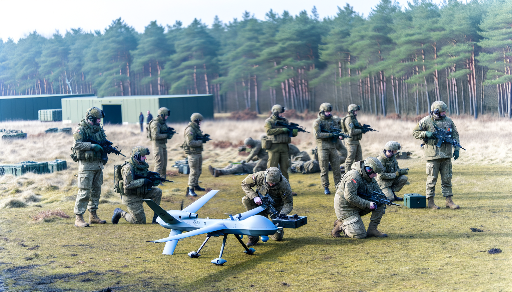 Forsvaret træner med angrebsdroner for fremtidens krig