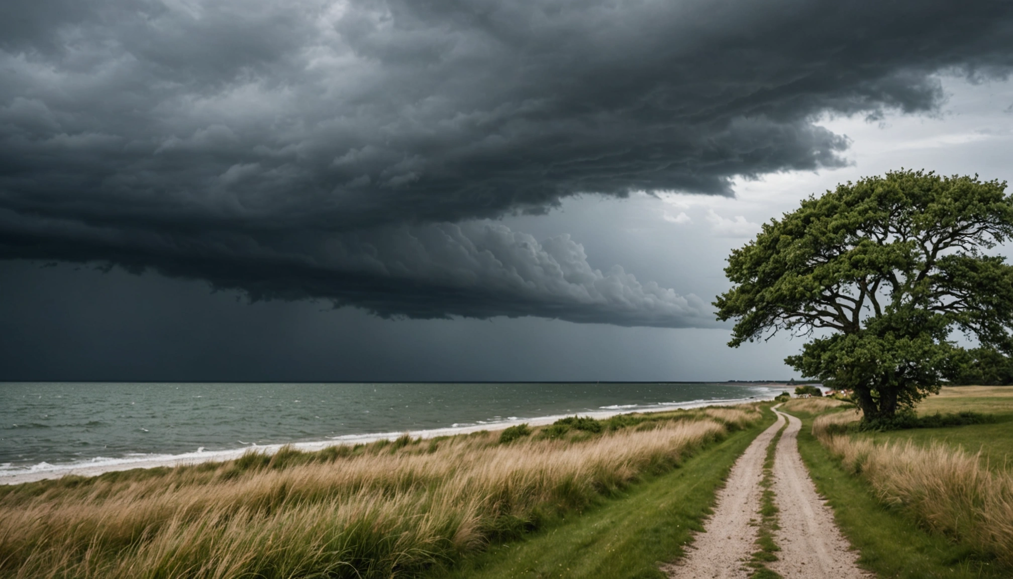 Storm og kraftig regn rammer Danmark denne uge