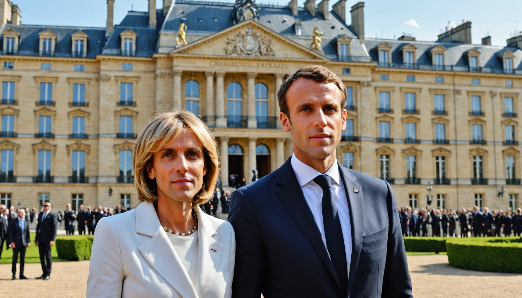 Emmanuel Macron vil bevise sin kones biologiske køn i retssag