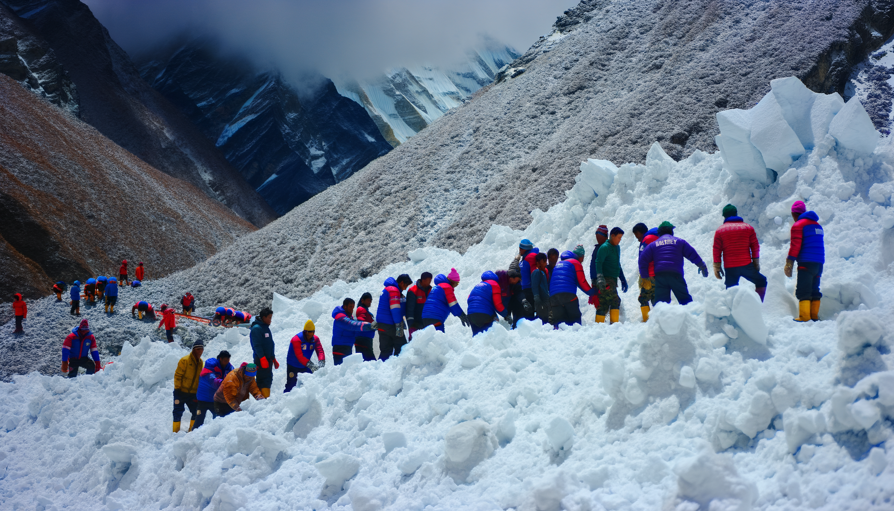 Flere hundrede fanget på Mount Everest efter snestorm