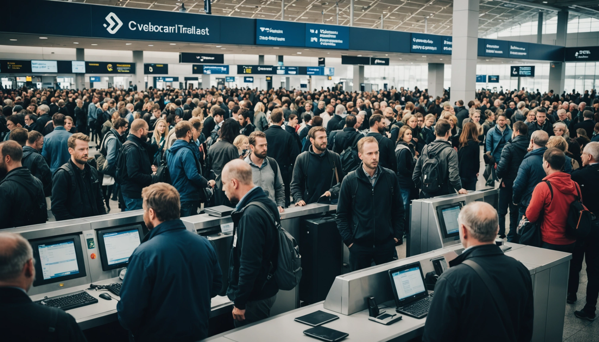 Cyberangreb lammer store lufthavne i Europa