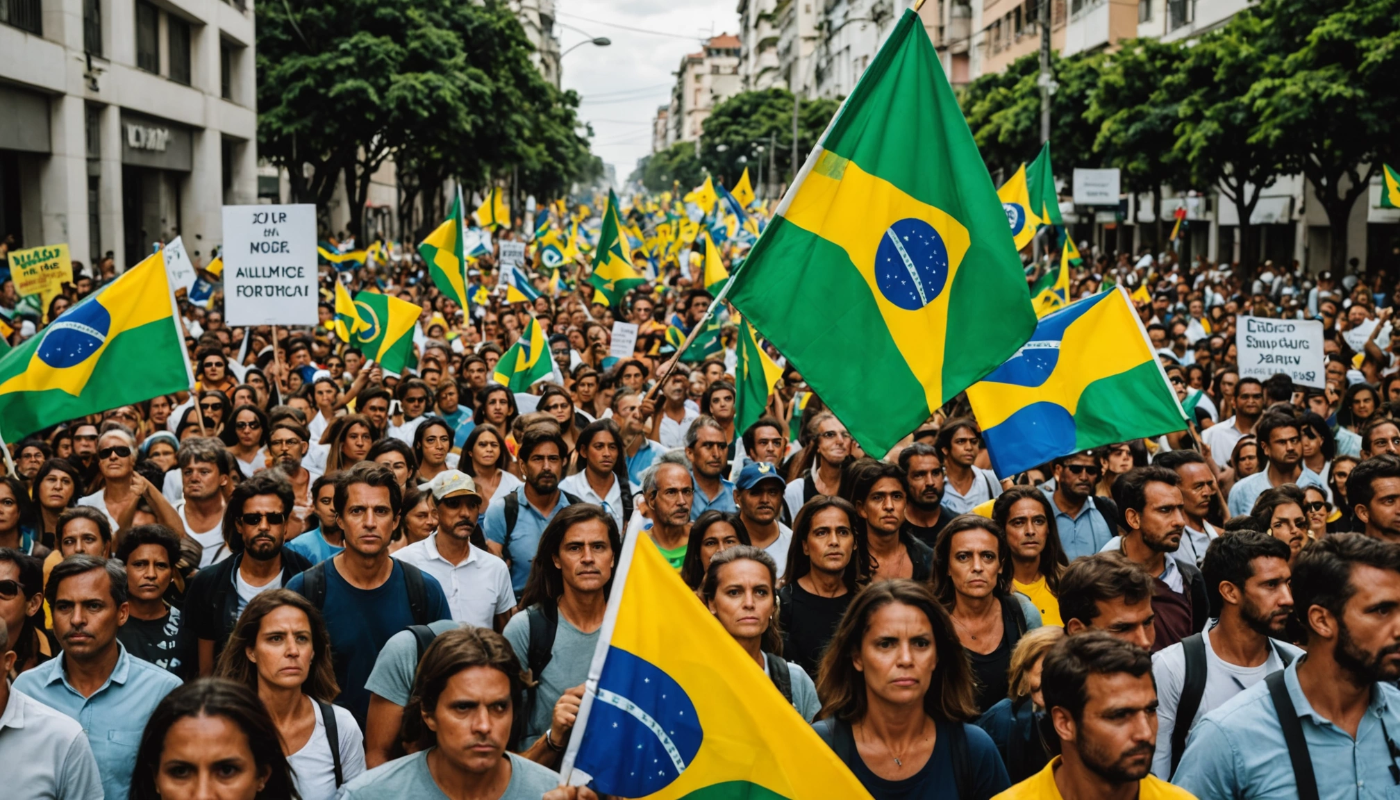 Større protester mod beskyttelse af Bolsonaro i Brasilien