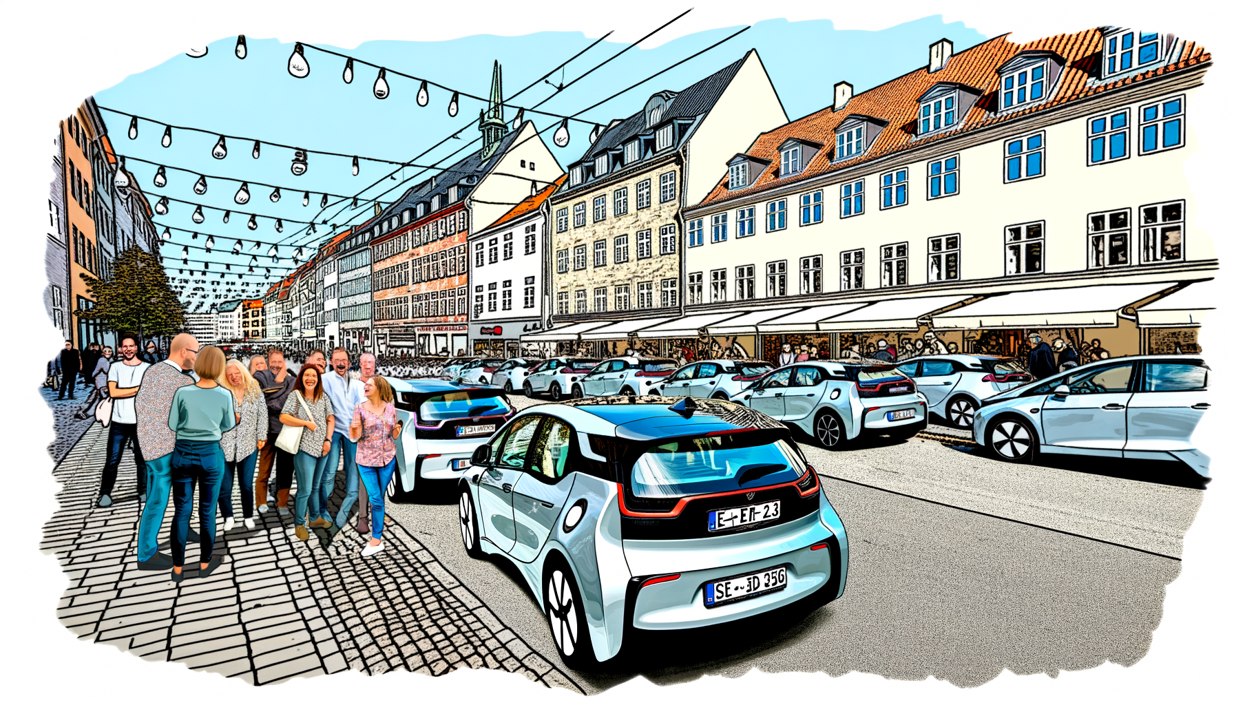 Priser på elbiler falder markant i Danmark i 2025