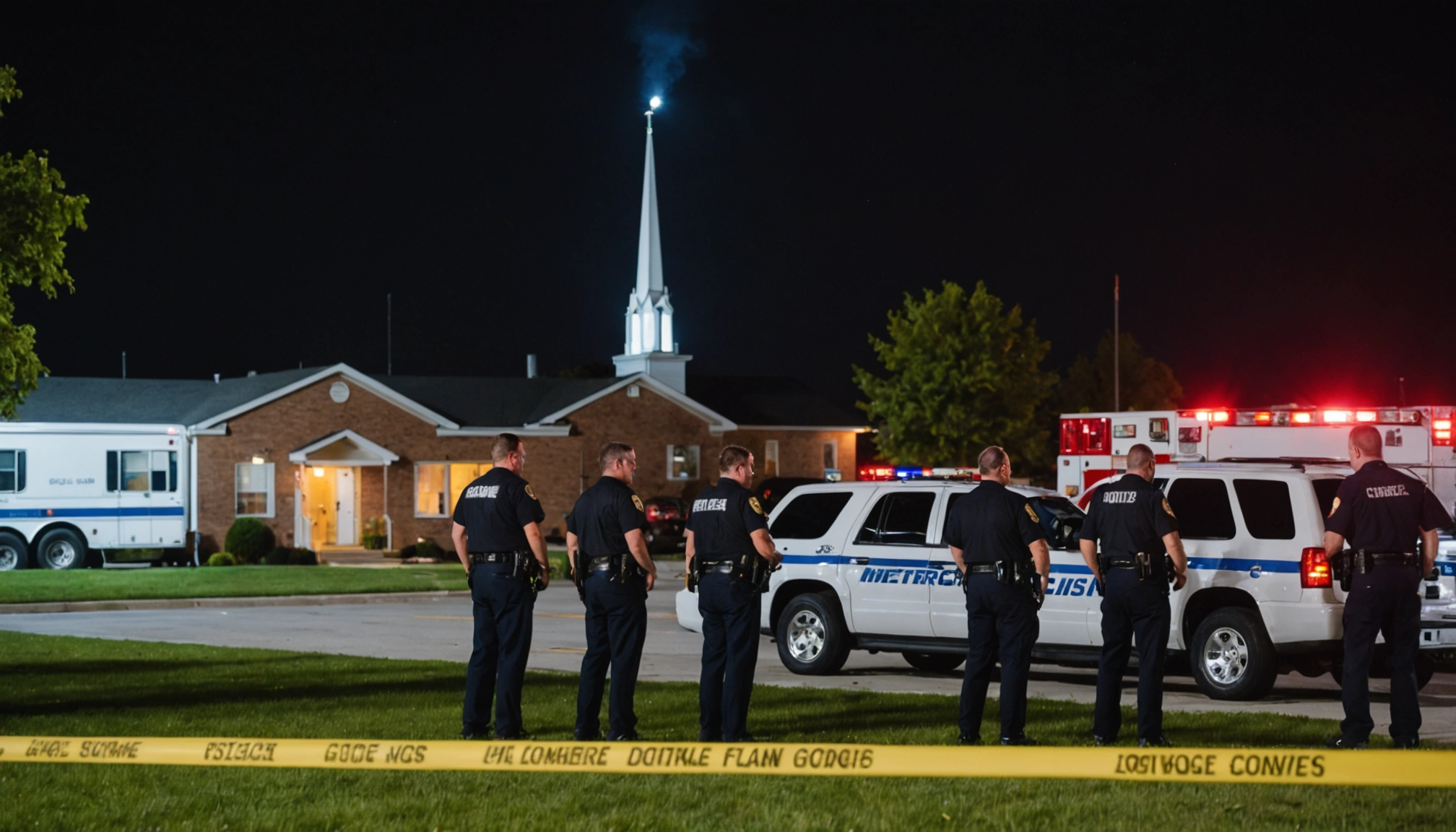 Skyderi og brand i mormonkirke i Grand Blanc koster fem liv