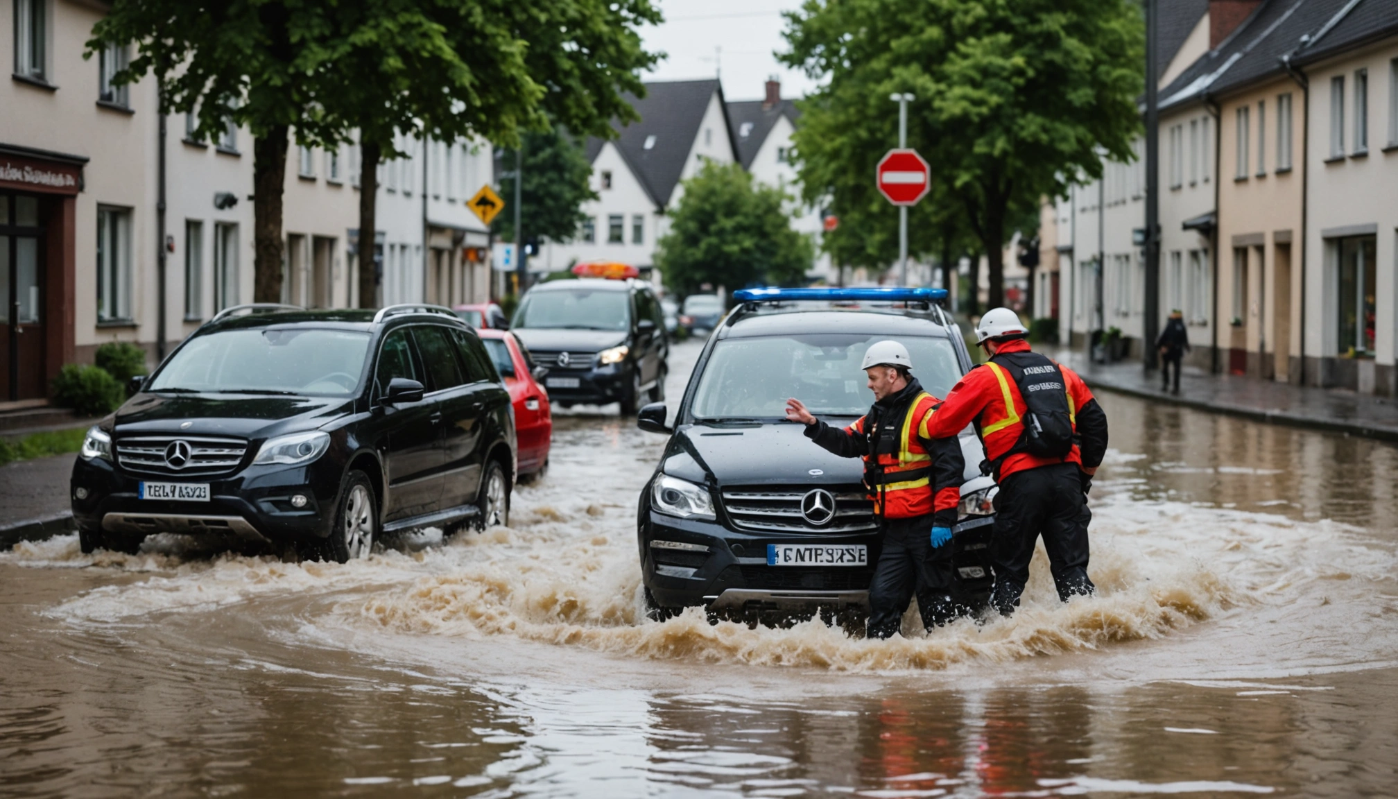 Rekordregn i Tyskland skaber store problemer og evakueringer