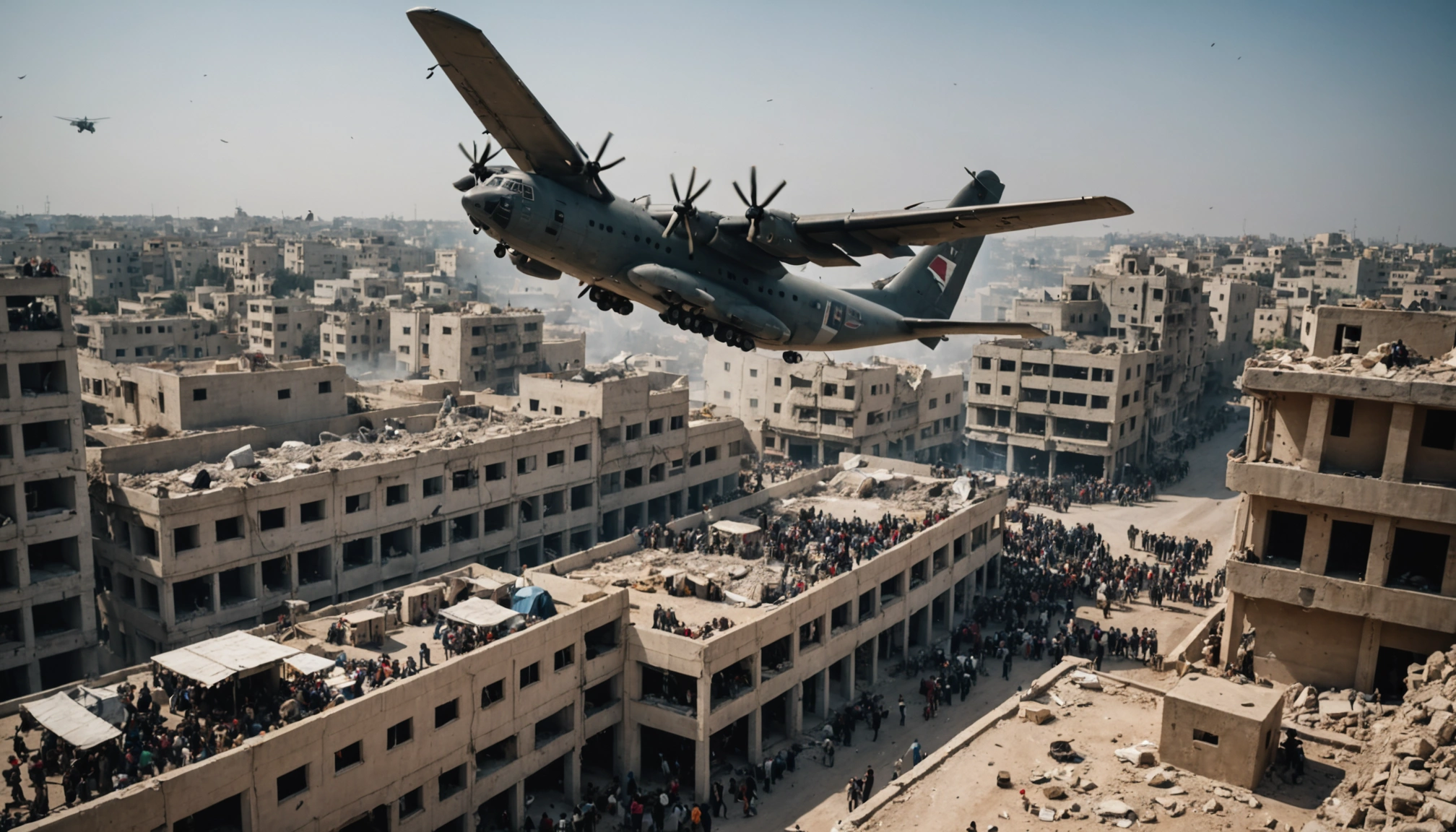 Danmark sender nødhjælp til Gaza med Hercules-fly