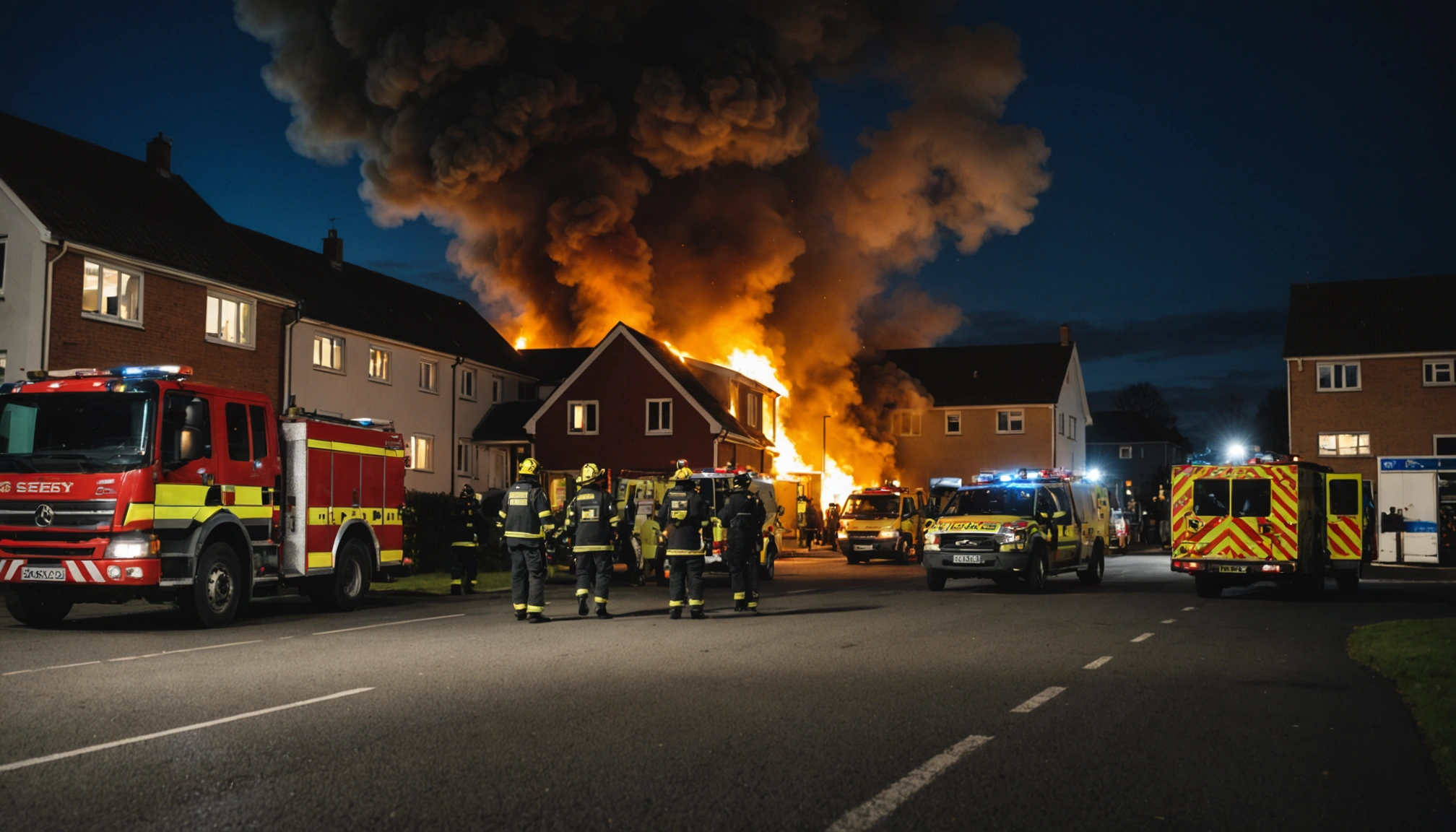 Bevidstløs mand reddet i brand i sæby etageejendom