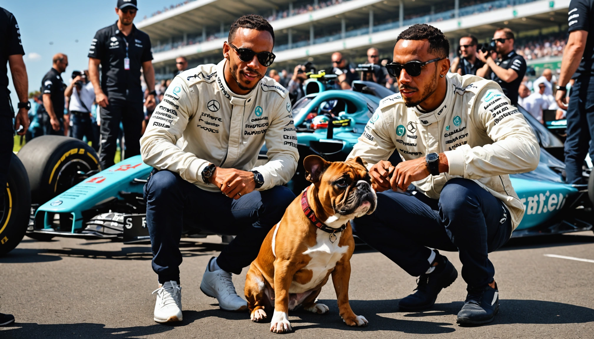 Lewis Hamilton’s Roscoe: A Look Back At The F1 Paddock Bulldog’s Best Moments