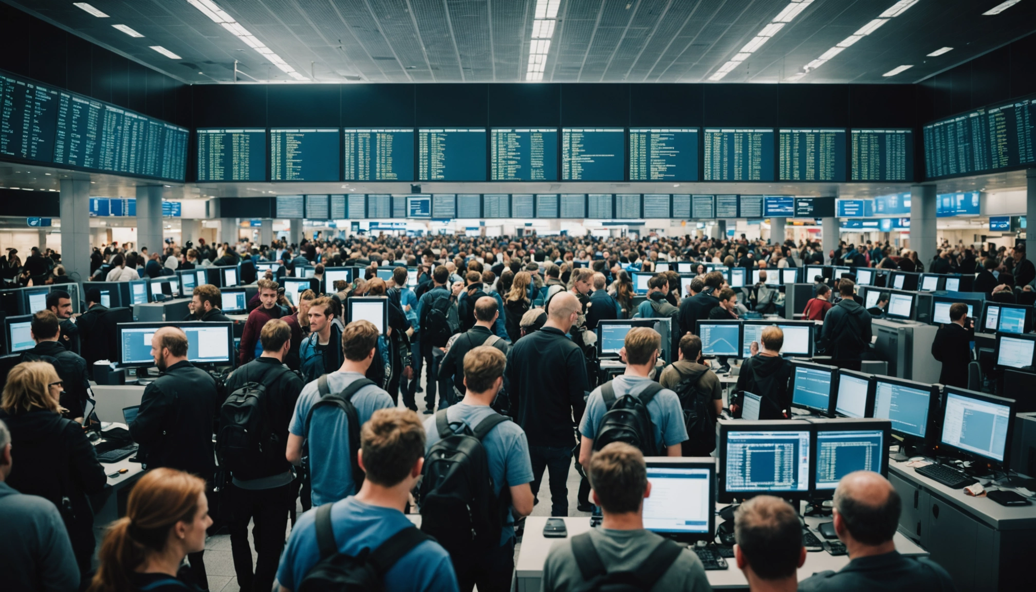 Cyberangreb skaber kaos i flere europæiske lufthavne