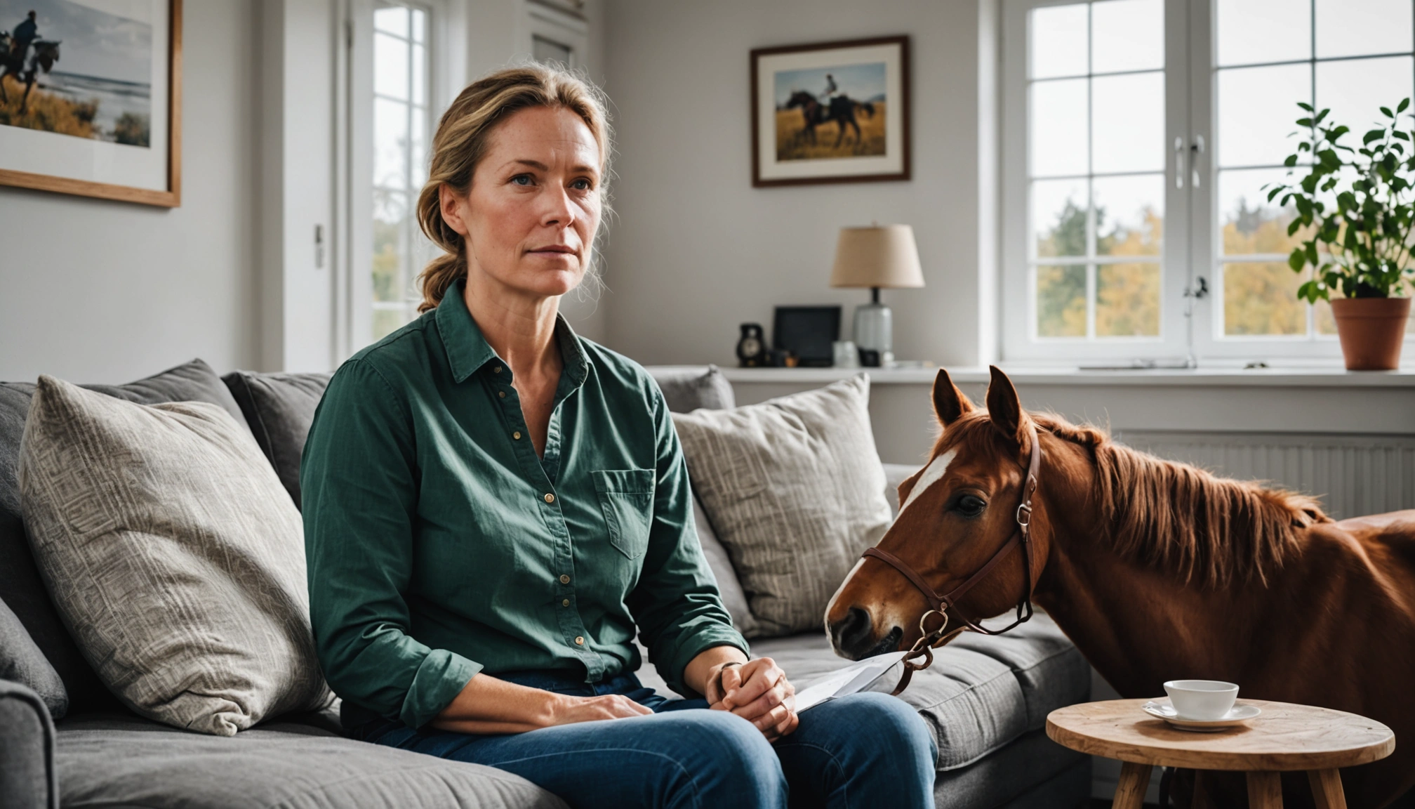 SF-formand Pia Olsen Dyhr efter ridestyrt: en langsom vej tilbage