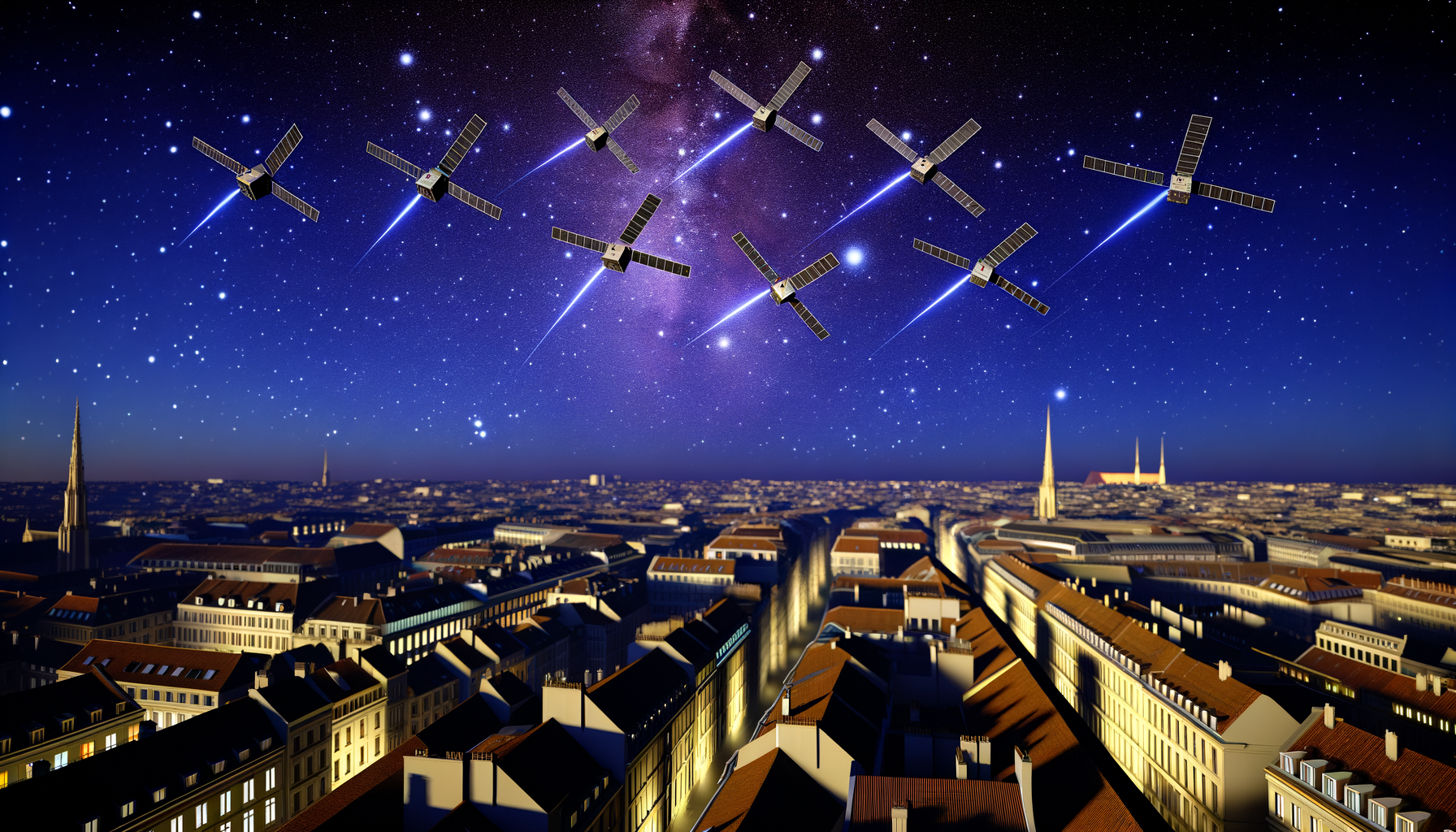 Satellitter over København skaber forvirring: Hvad er Starlink?