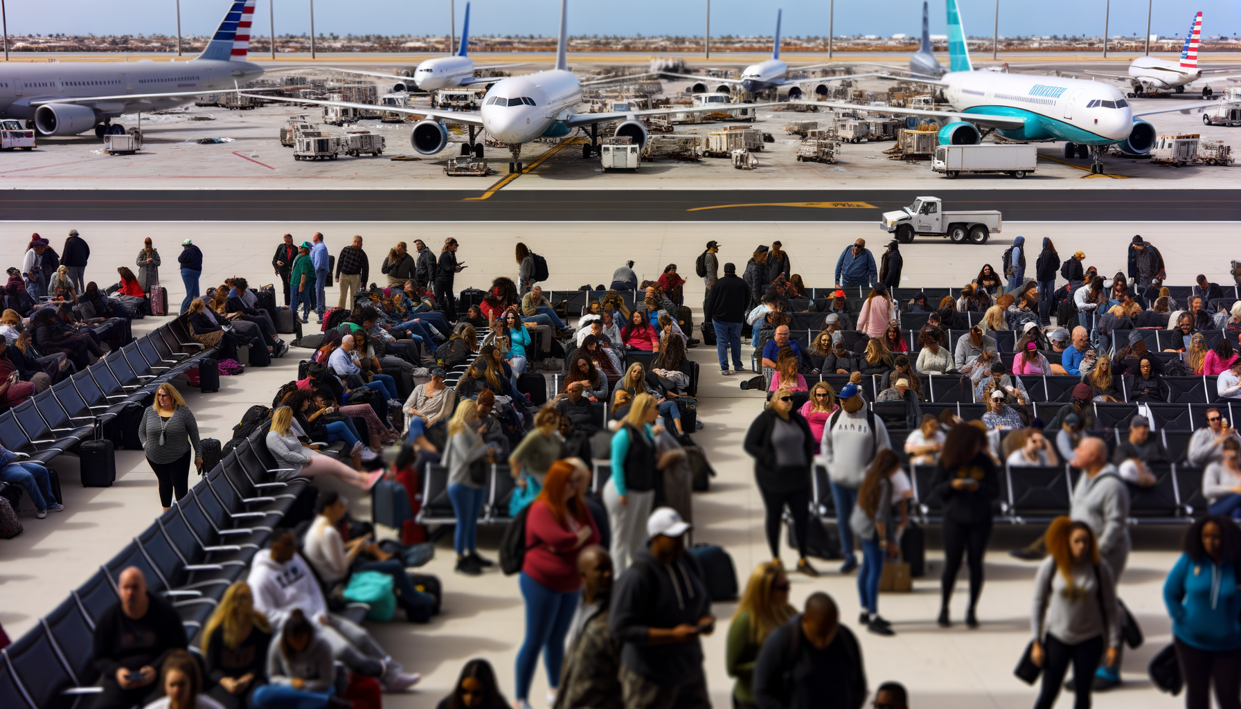 Nedlukningen i USA skaber store forsinkelser i flytrafikken