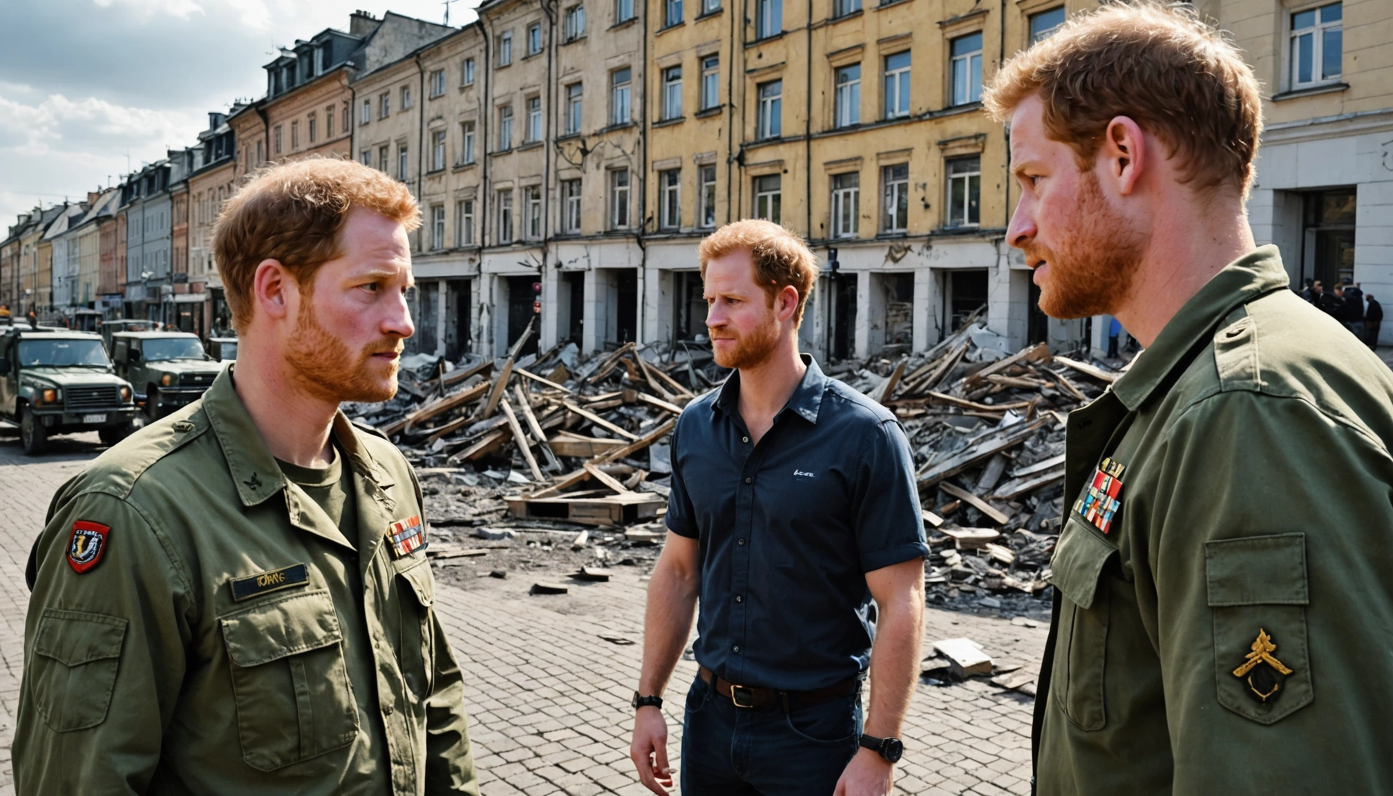 Prins Harrys besøg i Kyiv fremhæver krigens konsekvenser