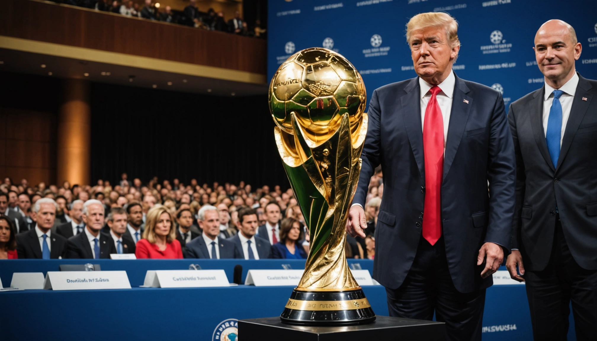 Trump announces 2026 World Cup draw at Washington's Kennedy Center