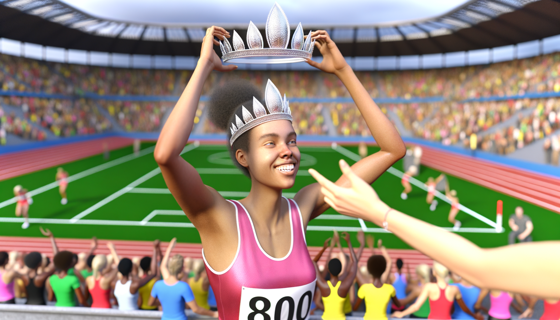 Keely Hodgkinson's triumphant 800m win at Athlos New York