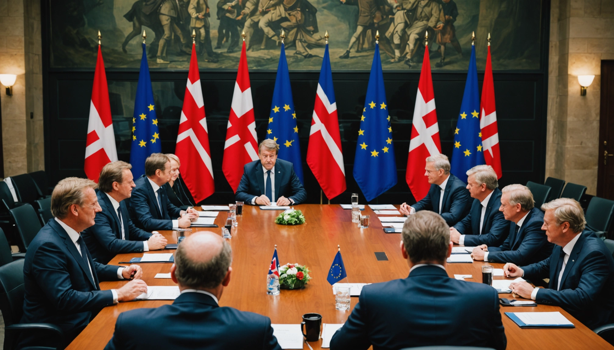 Mette Frederiksen og Macron om Europas sikkerhedskrise