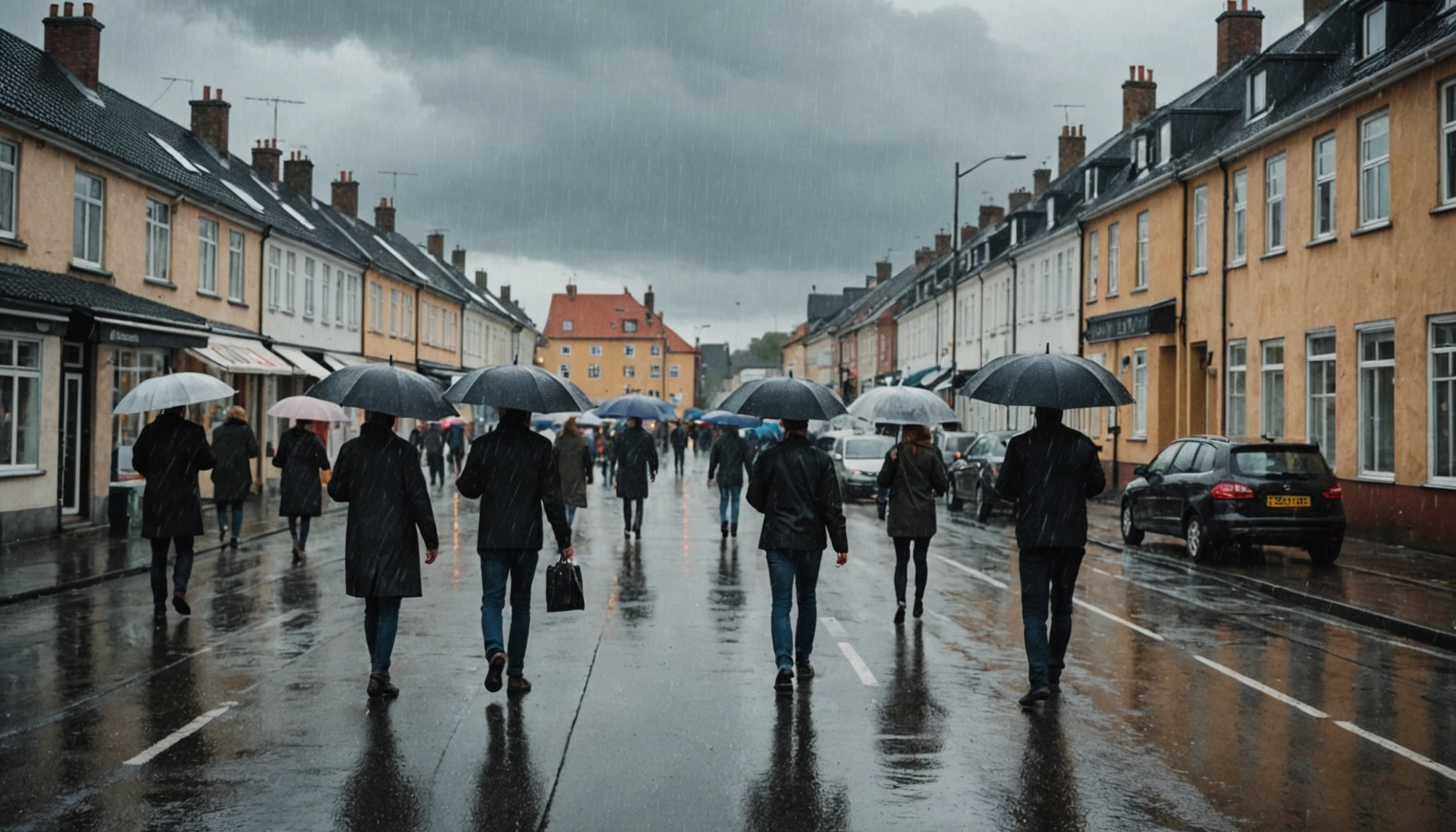 Kraftig regn rammer øst for Storebælt – hvad kan du forvente?