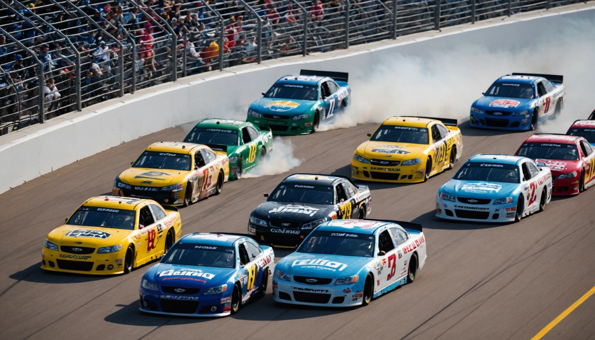What Caused The Restart Pileup At Kansas Speedway?