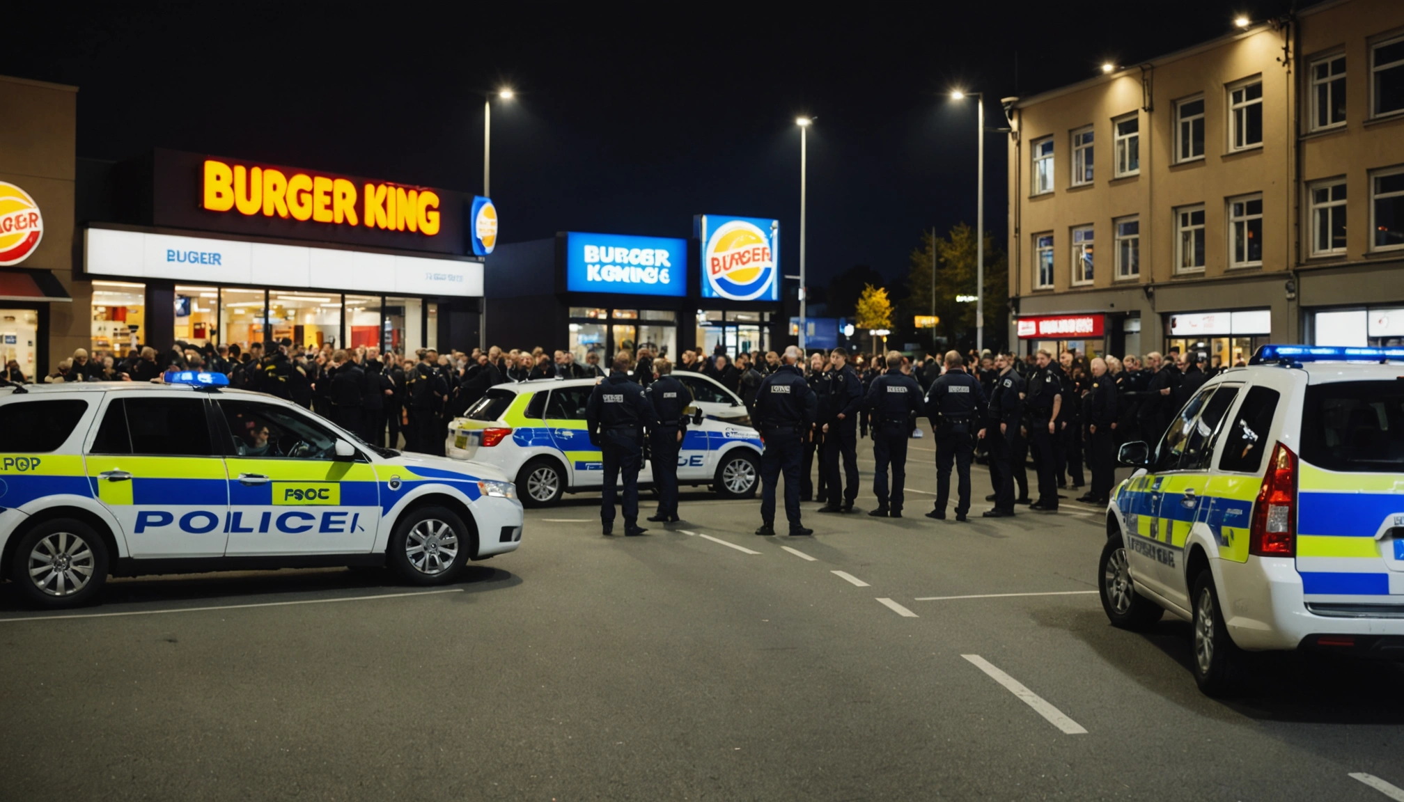 Politiet rykkede ud til uorden på burger king i kolding