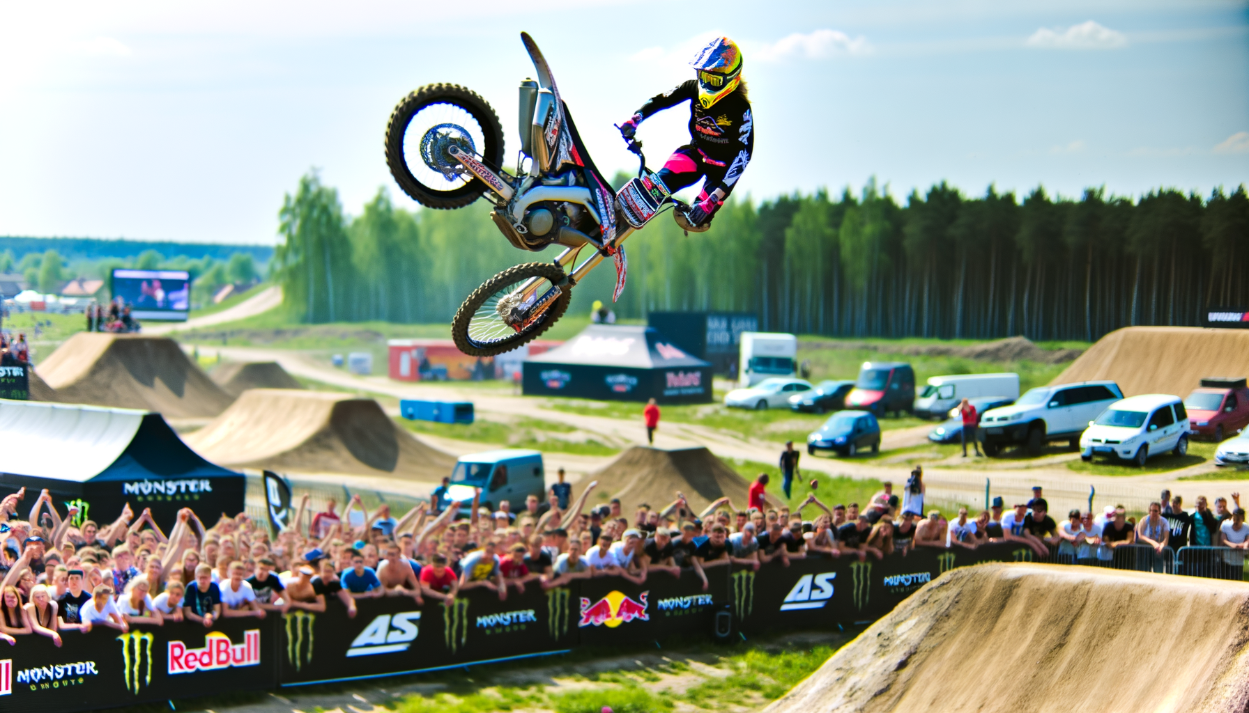 Lia Block Nails Perfect Backflip On Debut At Travis Pastrana’s Compound