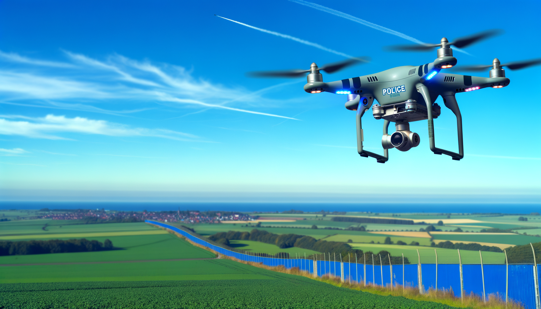 Ny politi-drone styrker grænsekontrol i Sønderjylland