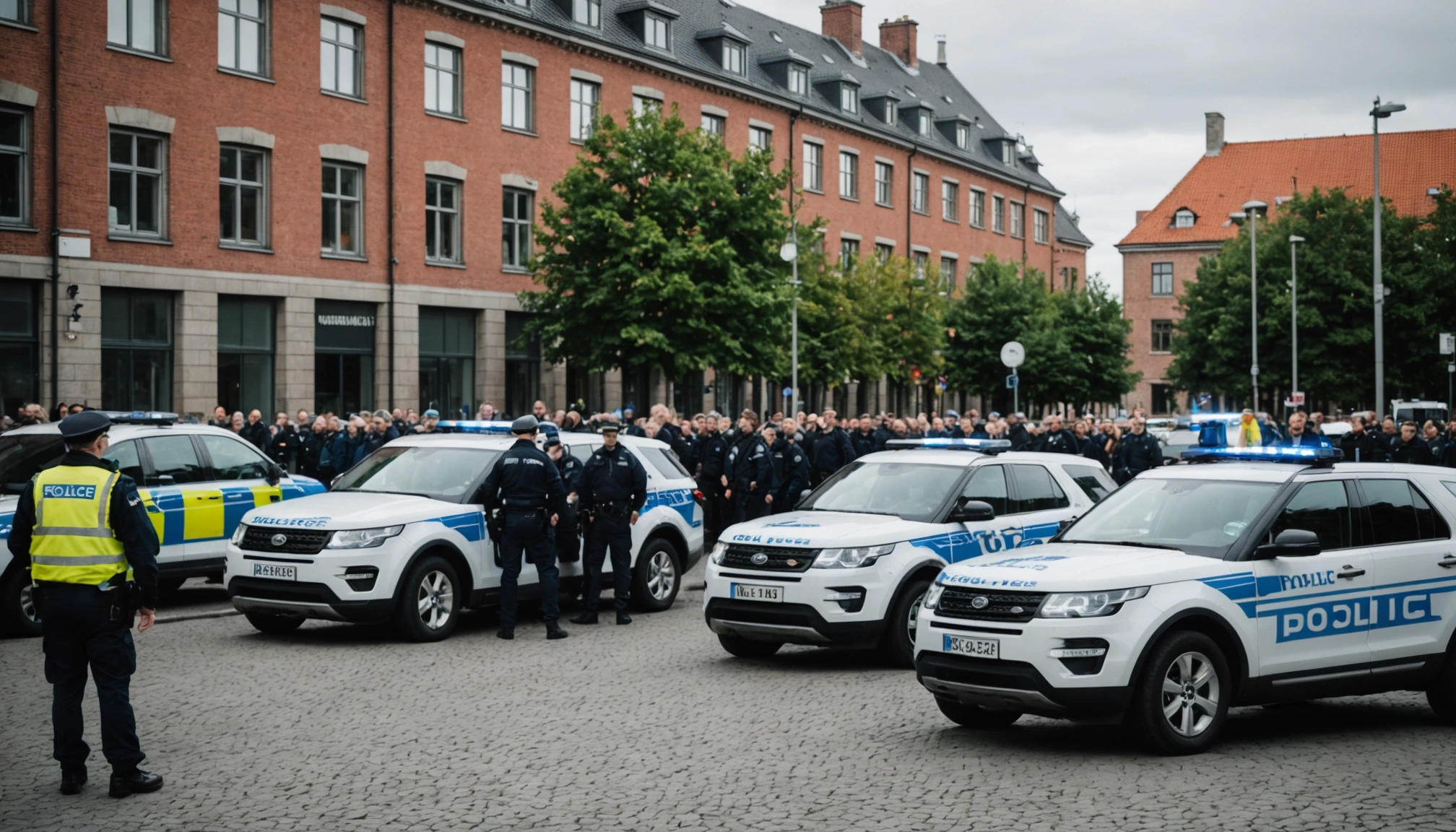massivt politiopbud ved carlsberg i forbindelse med eu-arrangement