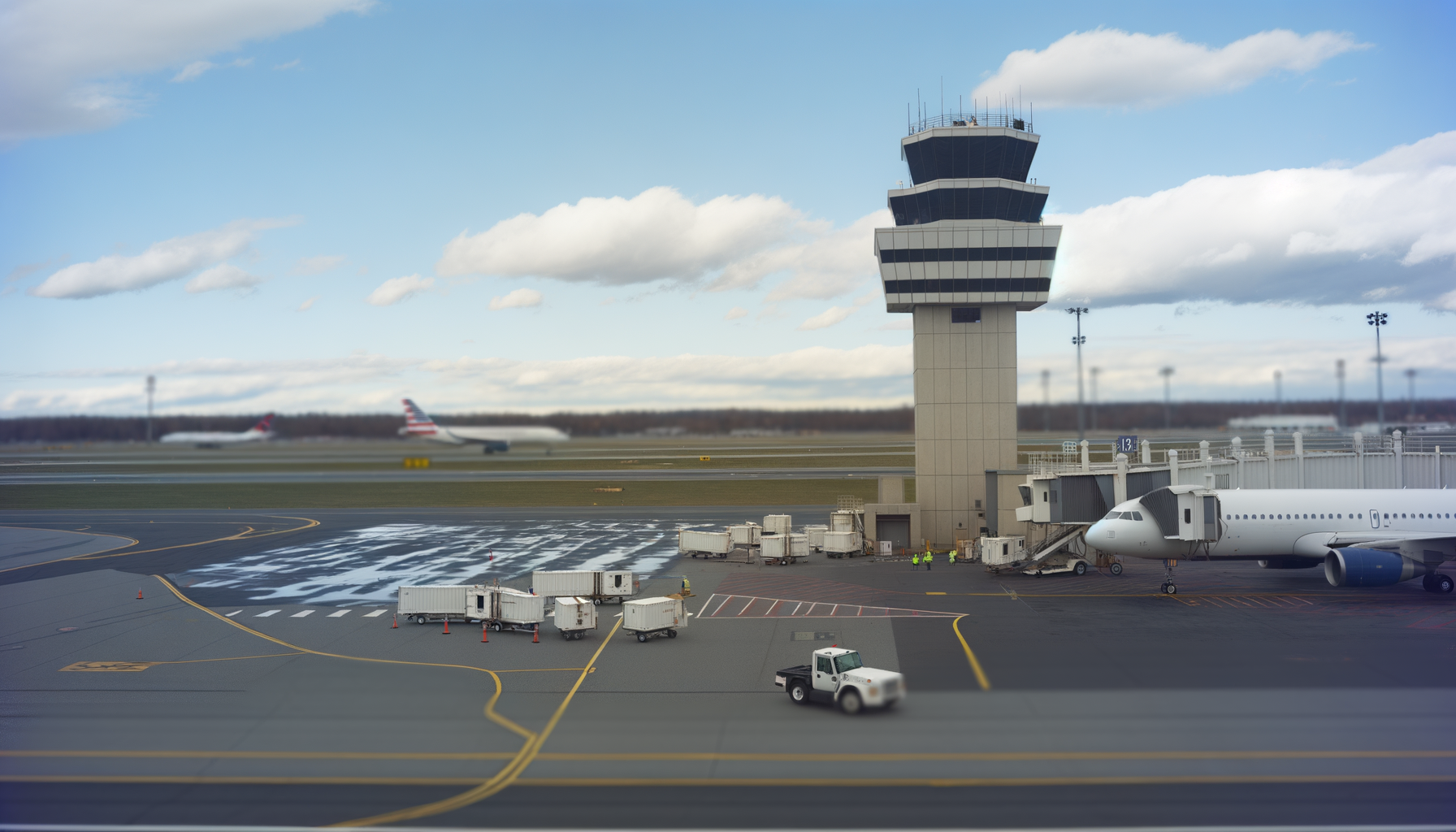 USA's føderale nedlukning og dens indvirkning på flytrafikken