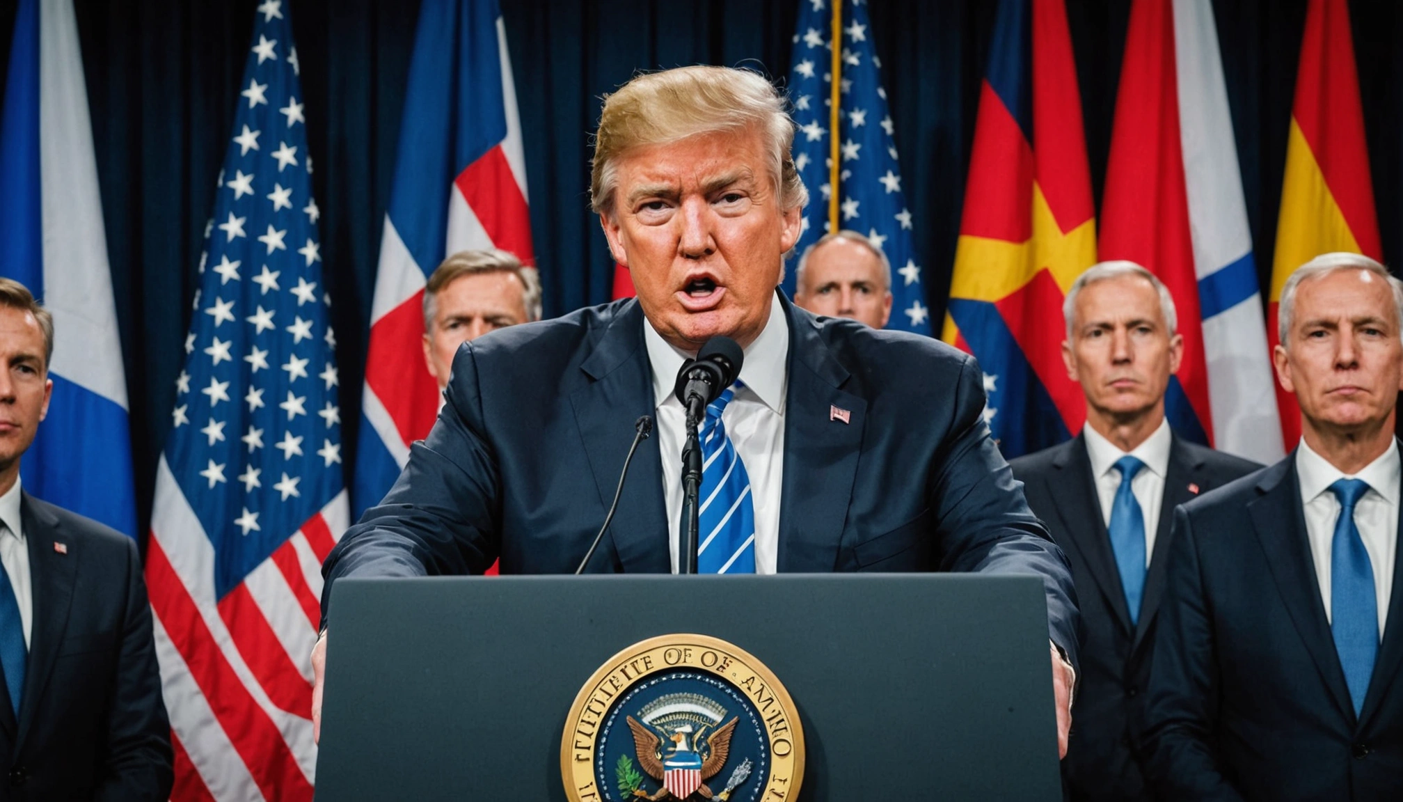 Trump opfordrer Nato til at skyde russiske droner ned