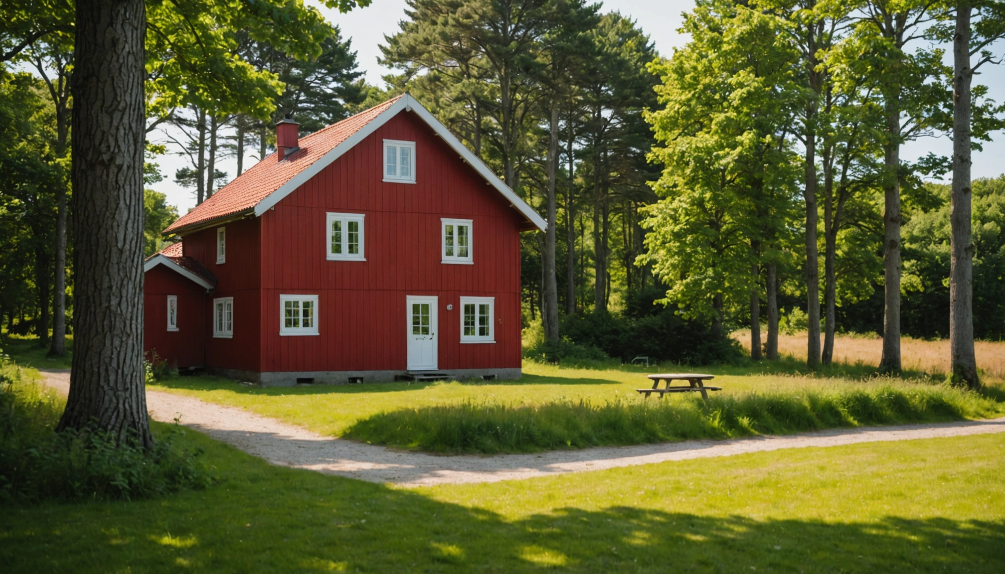 Bornholm: politisk strid om rødt træhus skaber debat